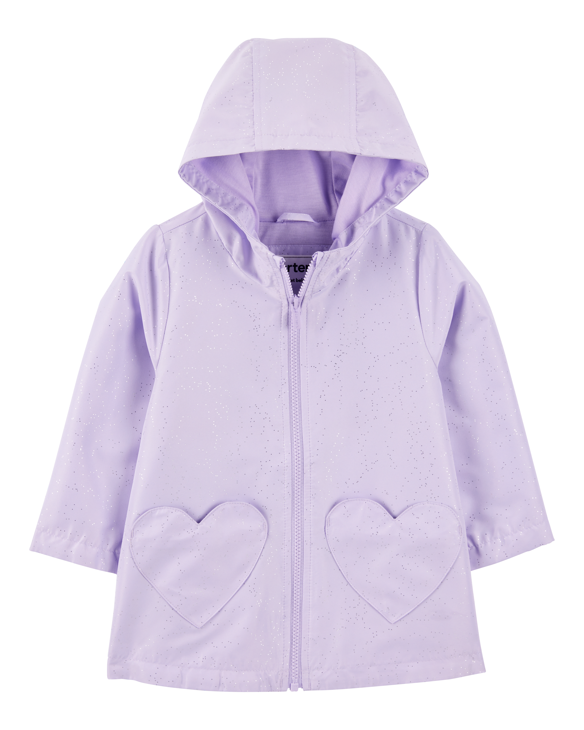 Toddler Heart Pockets Rain Jacket