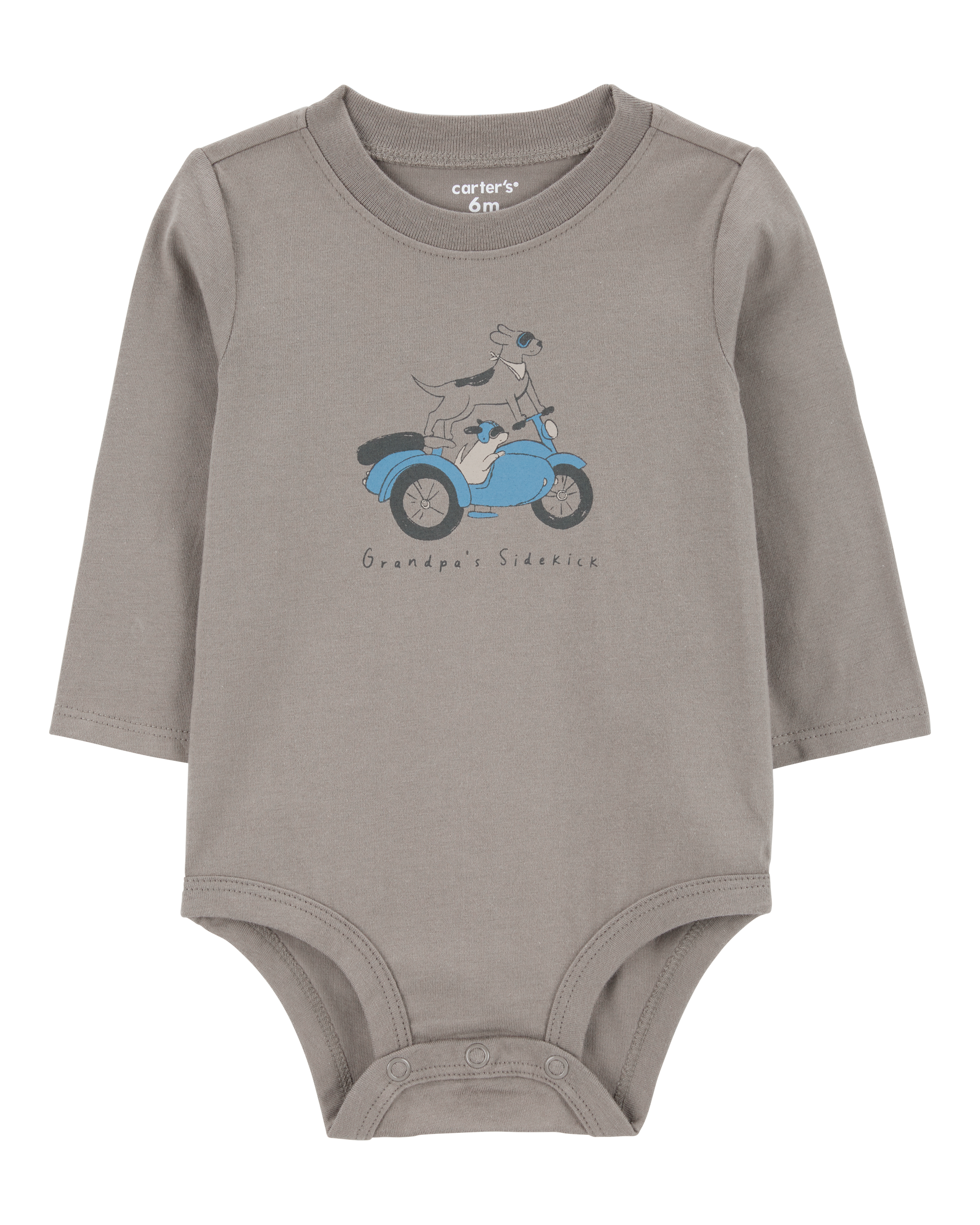 Baby Grandpa's Sidekick Long-Sleeve Bodysuit