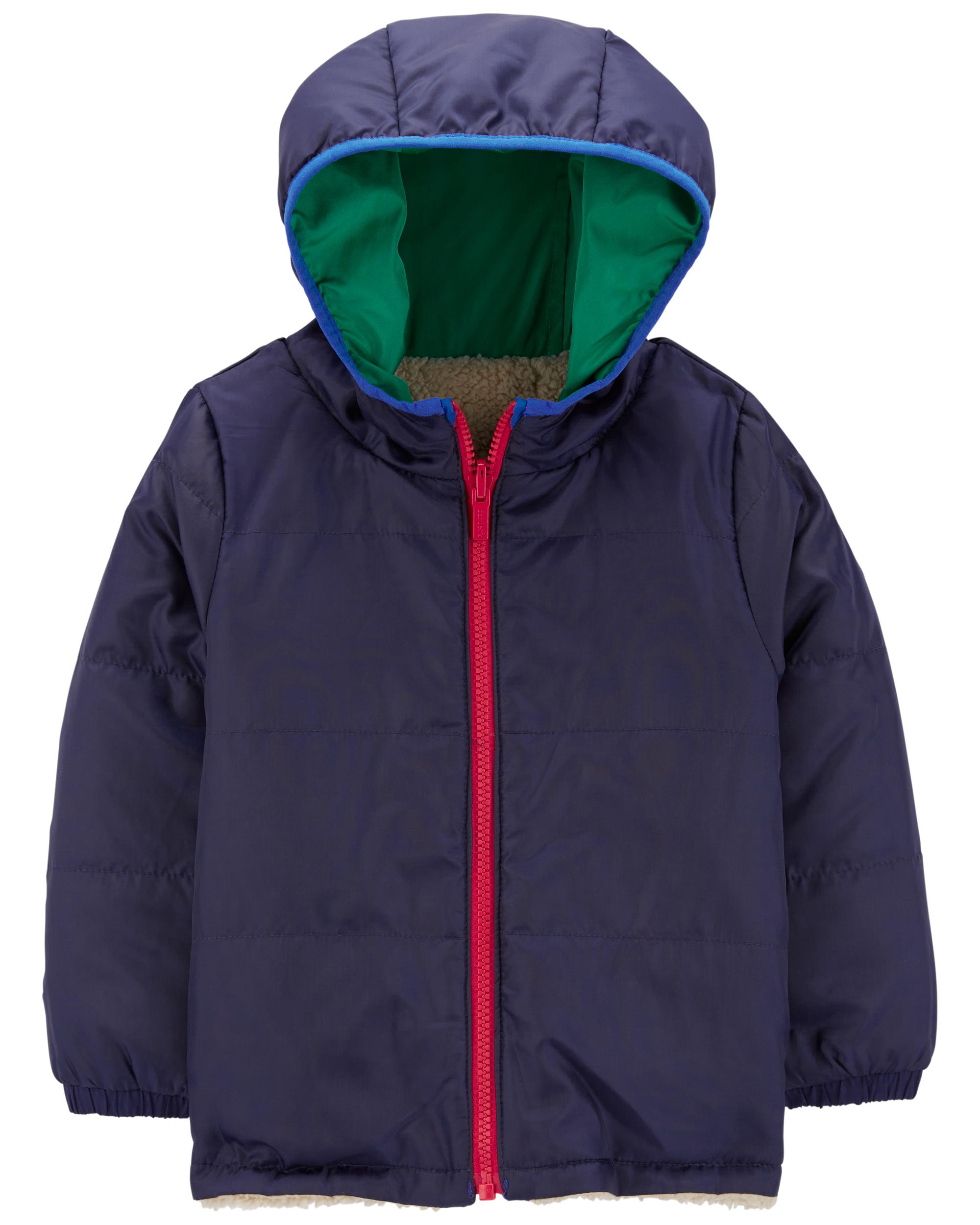 Baby Reversible Sherpa Lined Jacket