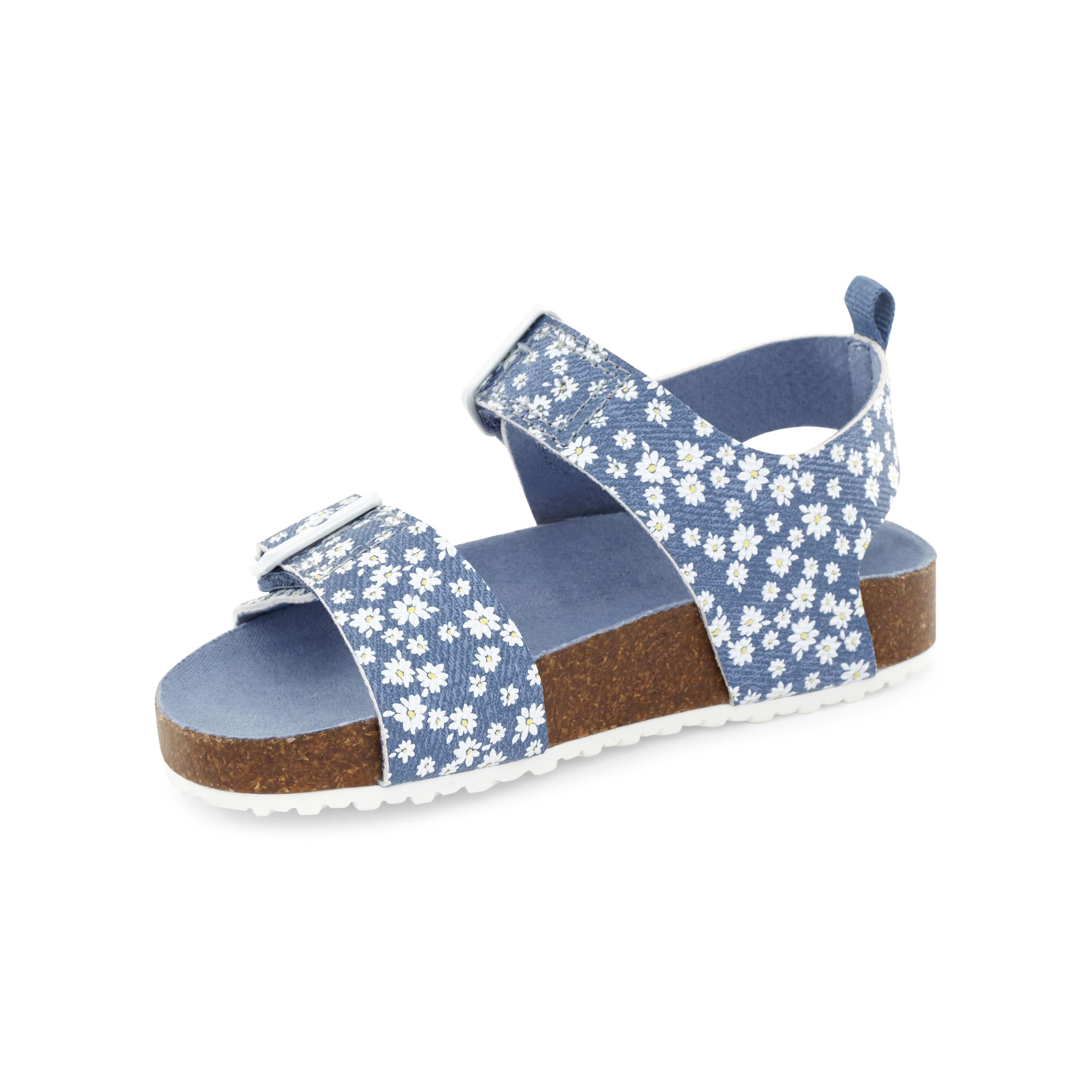 Toddler Daisy Buckle Footbed Sandals