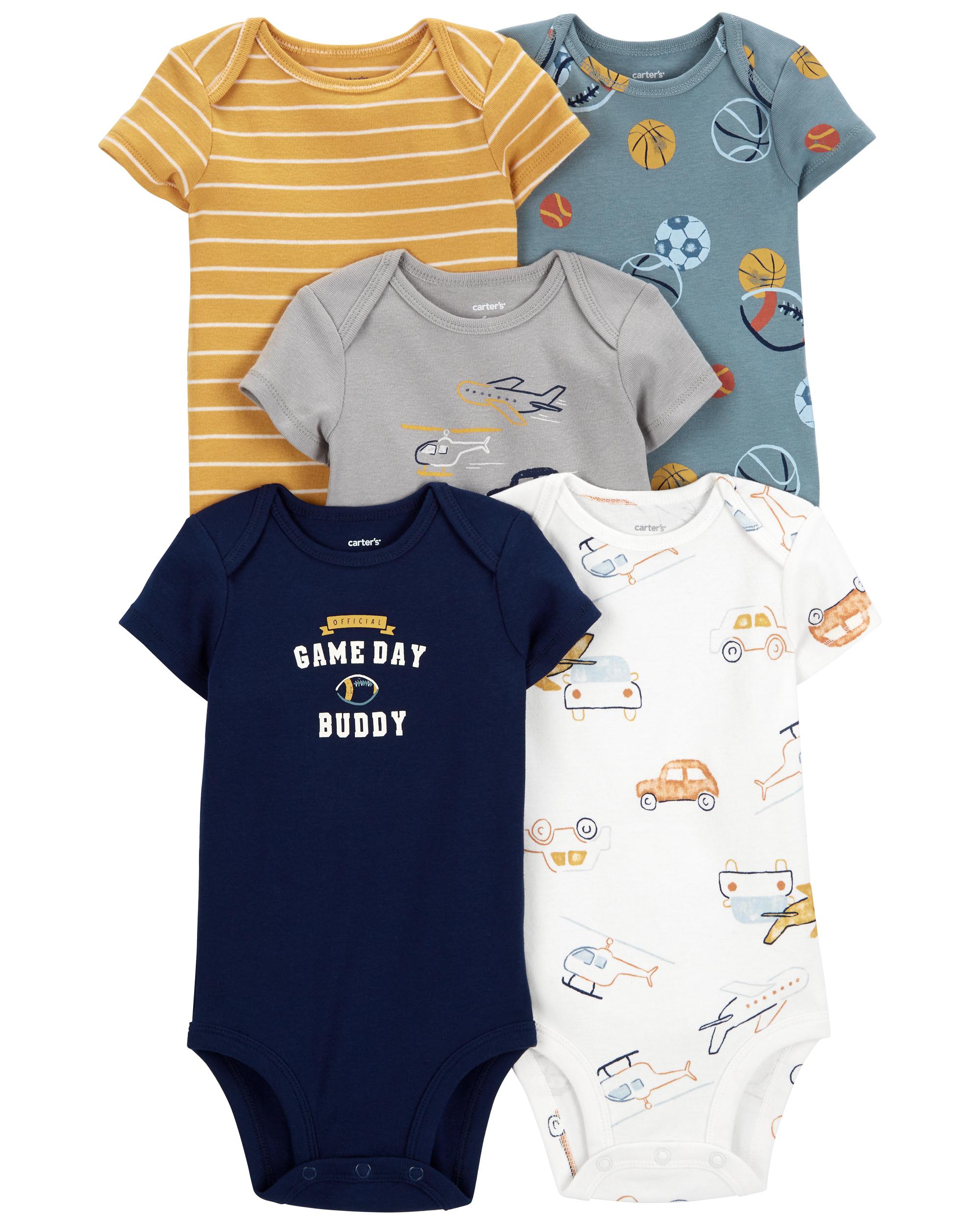 Carter's short best sale sleeve onesies