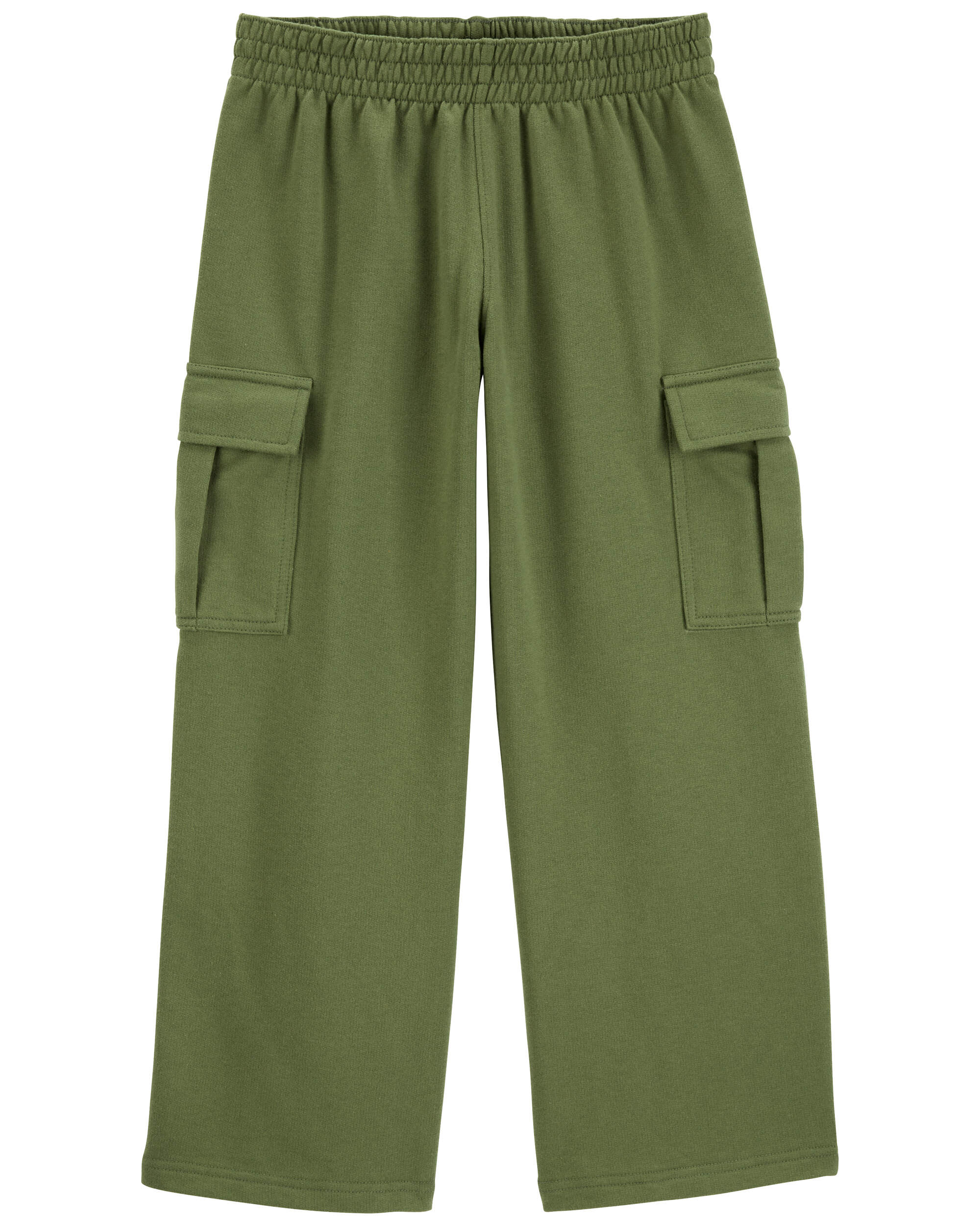 Kid Pull-On French Terry Cargo Pants