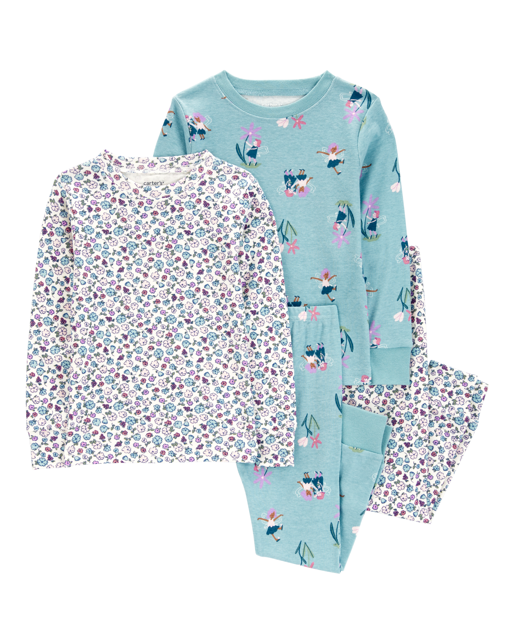 Toddler 4-Piece Fairy 100% Snug Fit Cotton Pyjamas