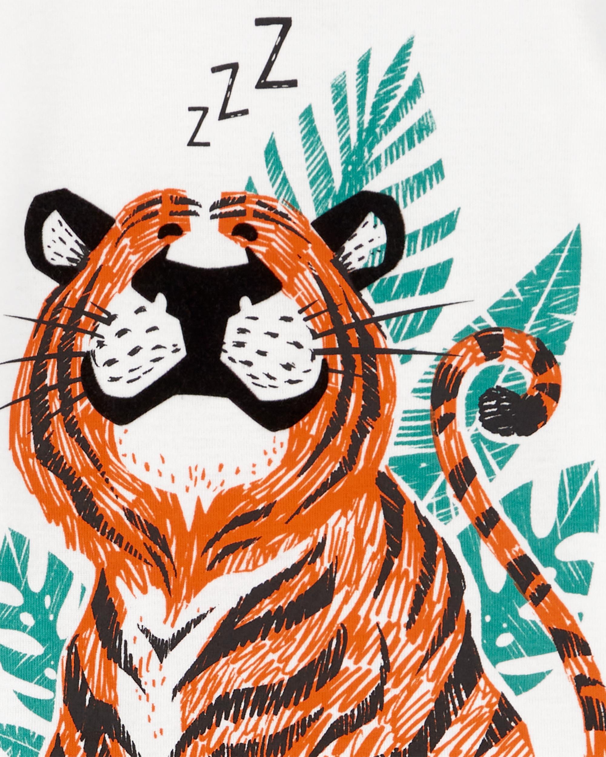 2-Piece Tiger 100% Snug Fit Cotton Pyjamas