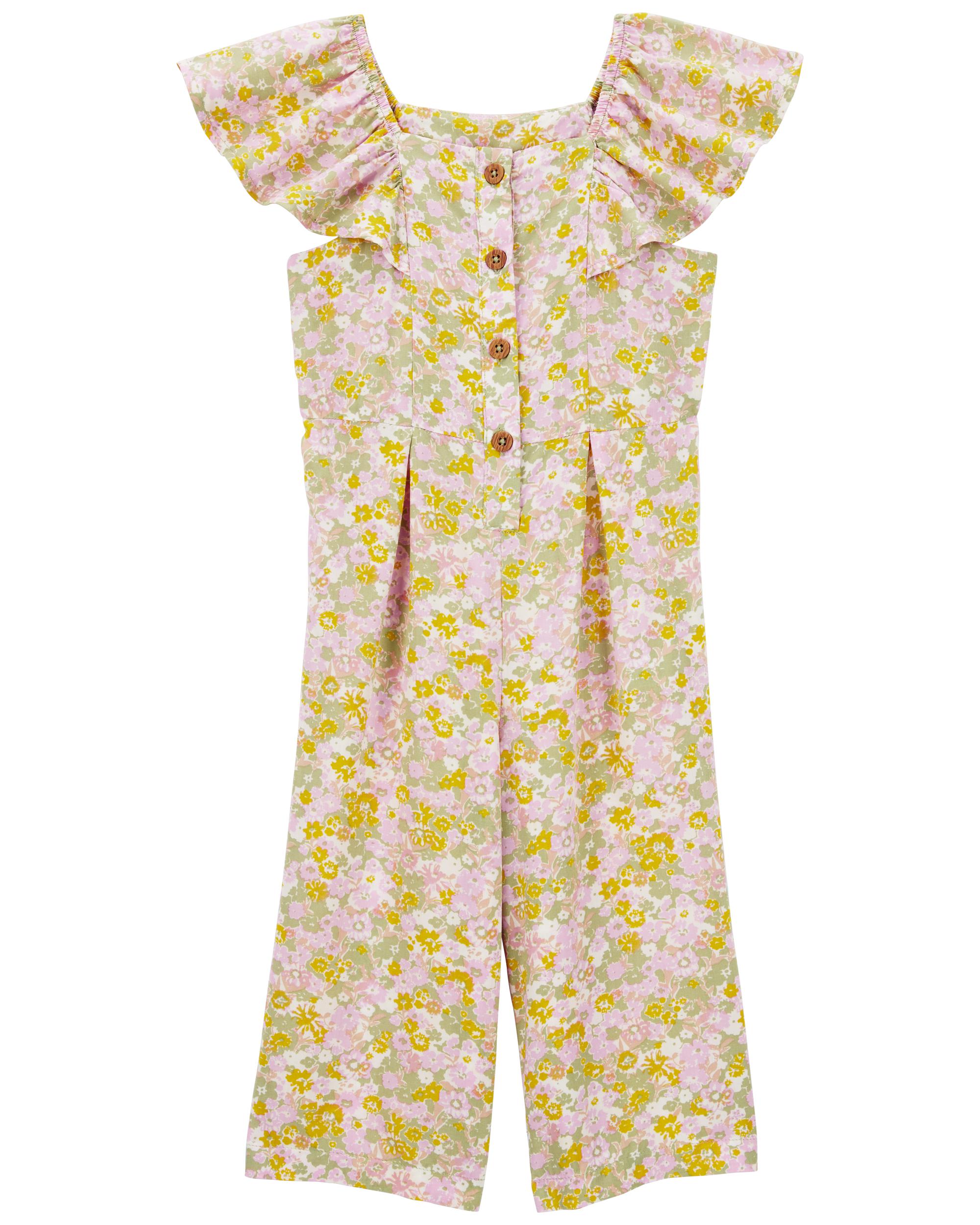 Toddler Floral Jumpsuit
