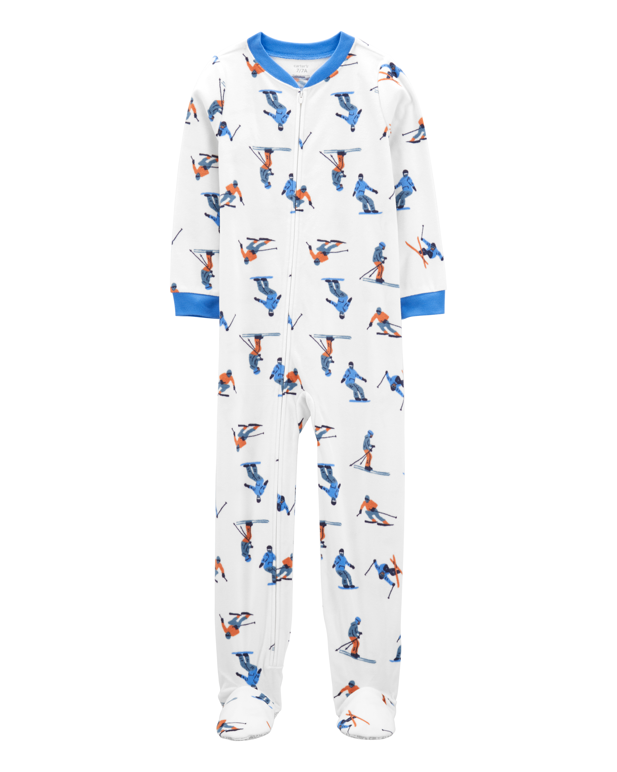 Kid 1-Piece Ski Fleece Footie Pyjamas