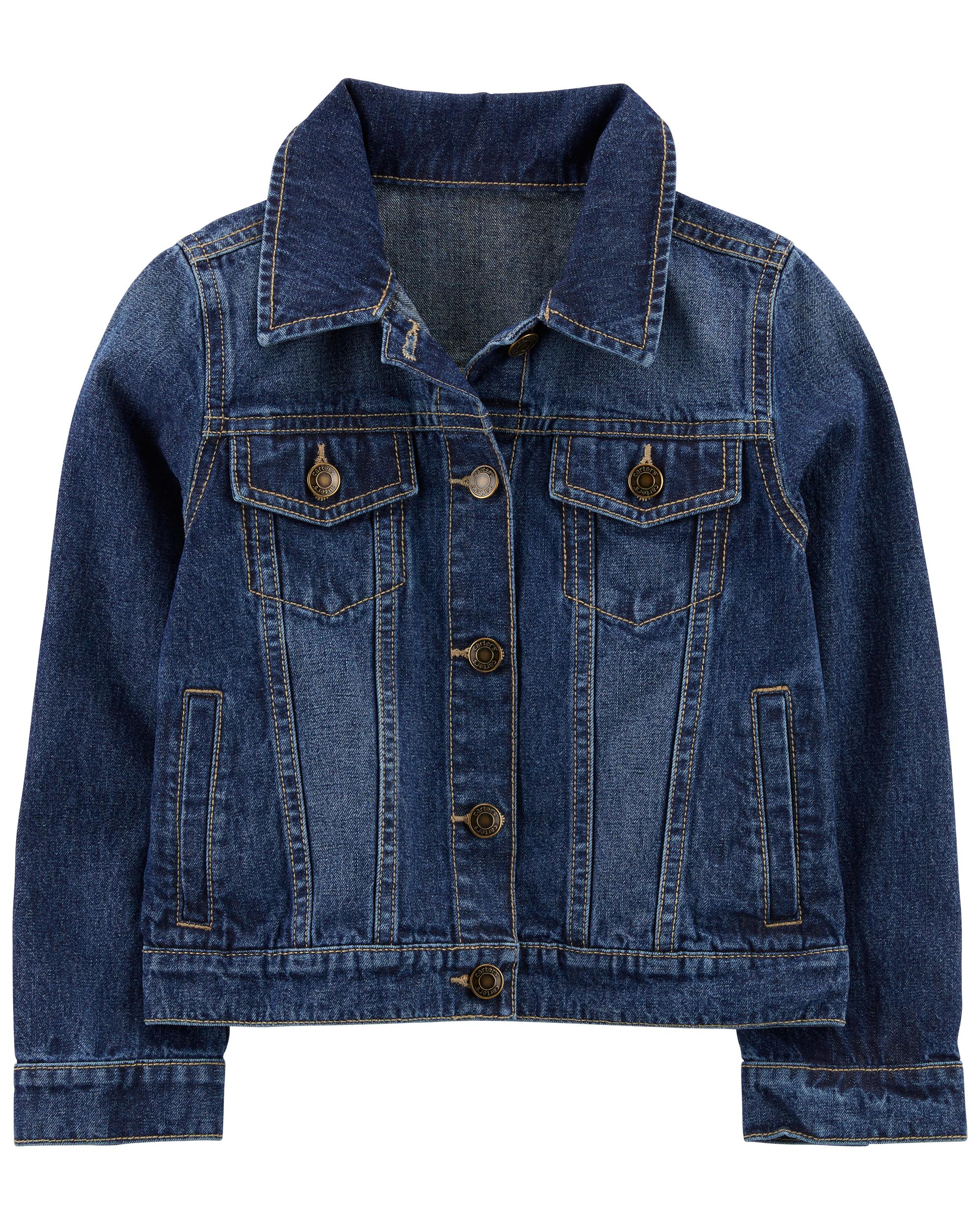 Girls Basic Denim Jacket