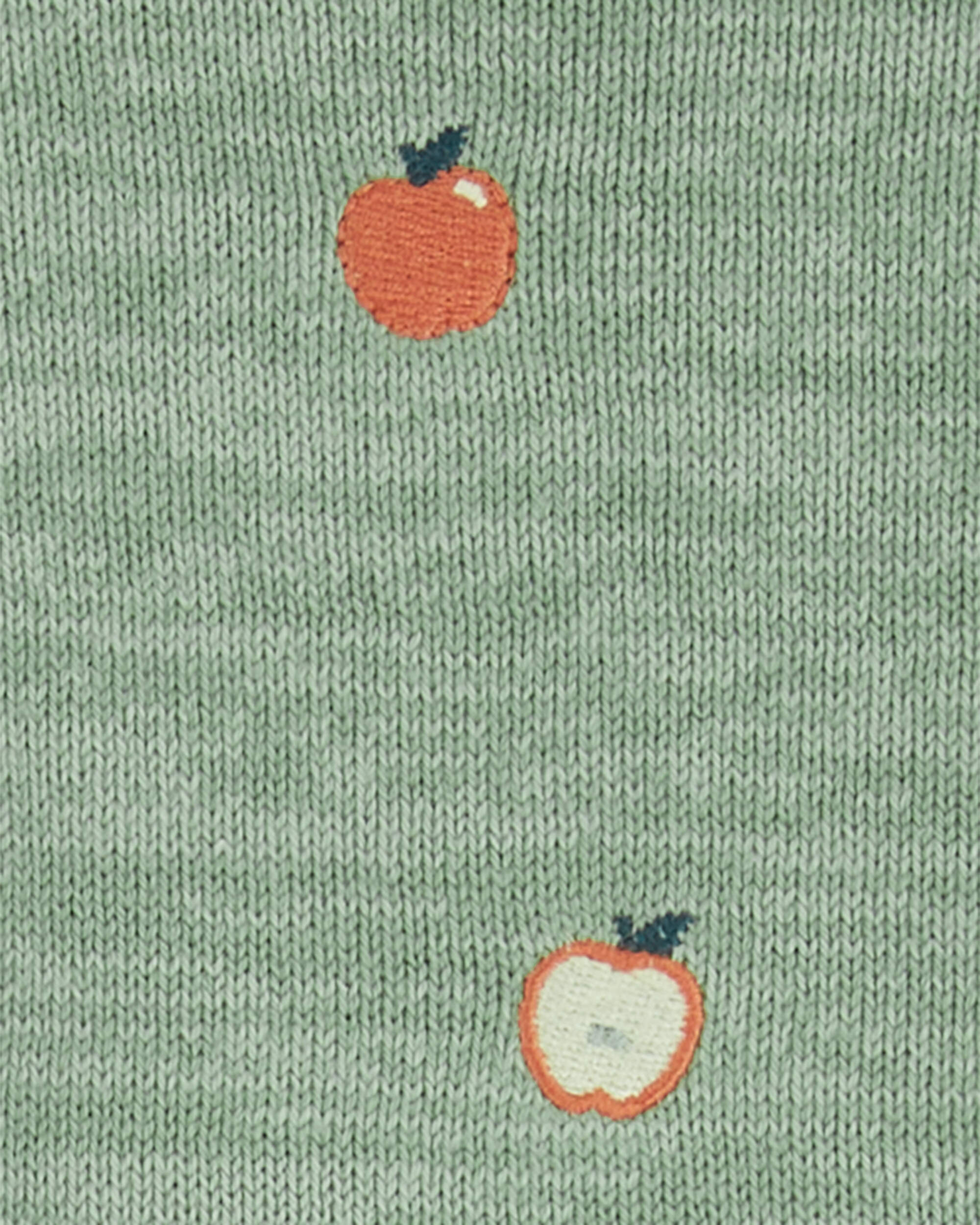 Baby 2-Piece Apple Sweater & Denim Pant Set