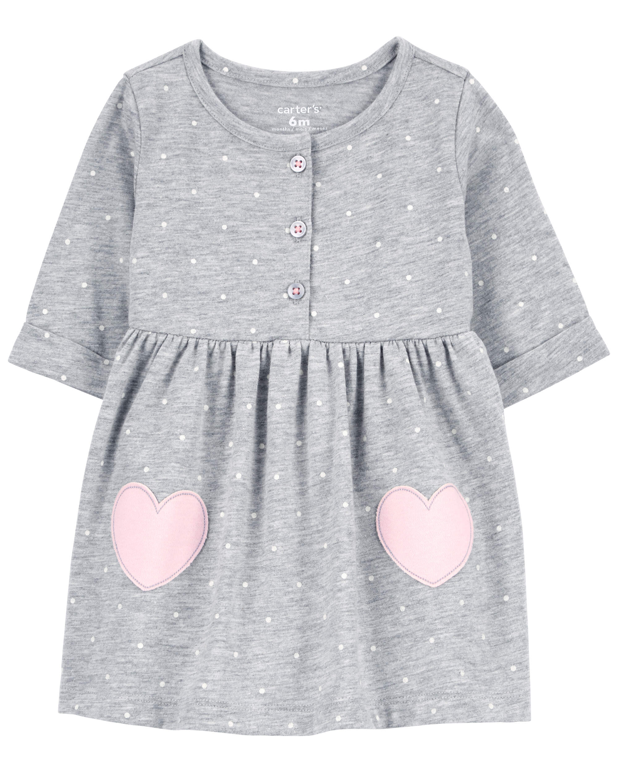 Baby Heart Jersey Dress