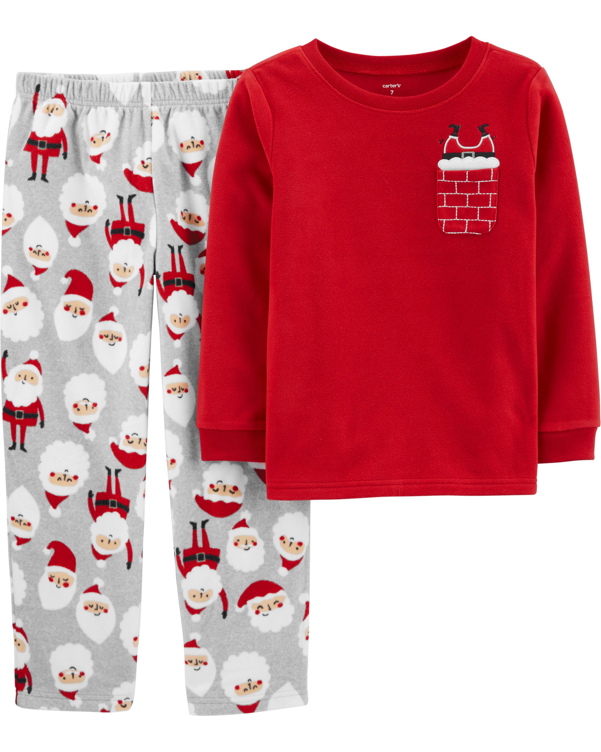 carters christmas pajamas boys