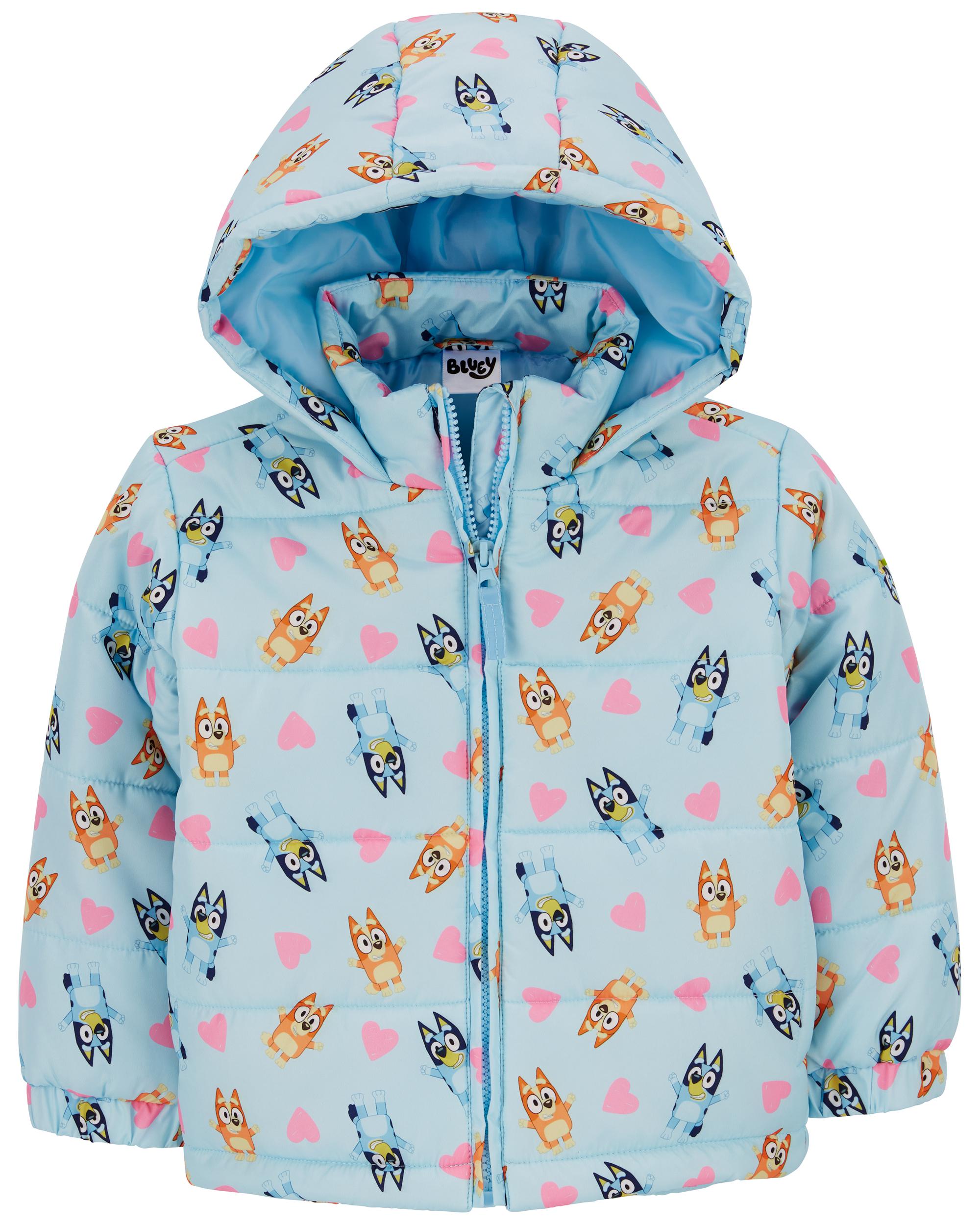 Toddler Bluey Puffer Jacket