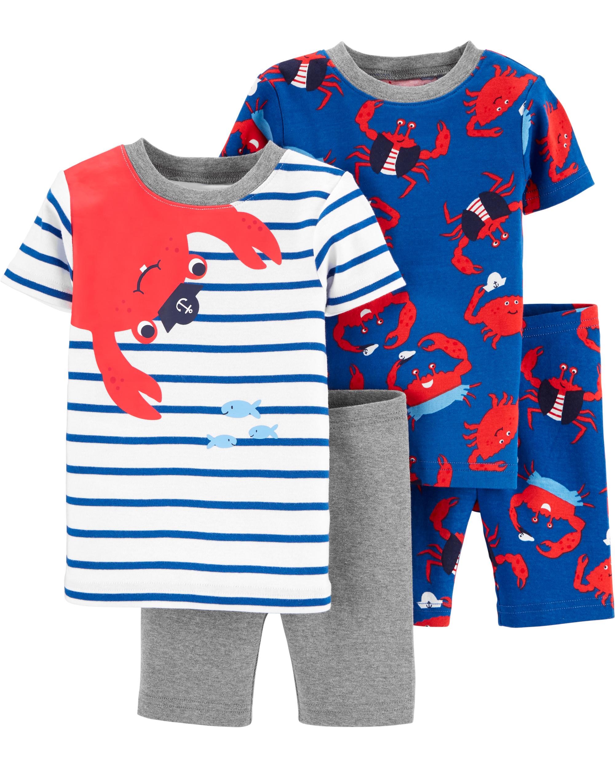 Blue 2-Piece Baby Shark TM 100% Snug Fit Cotton Pyjamas