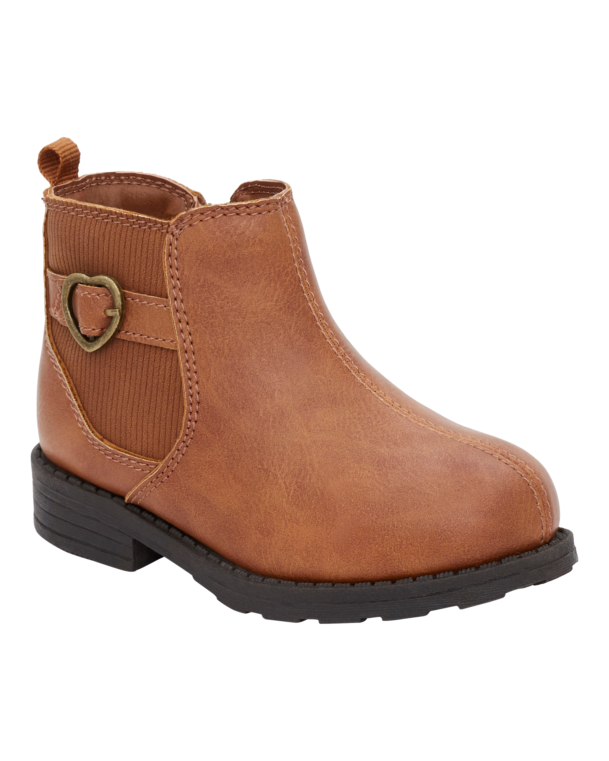 Toddler Faux Leather Chelsea Boots