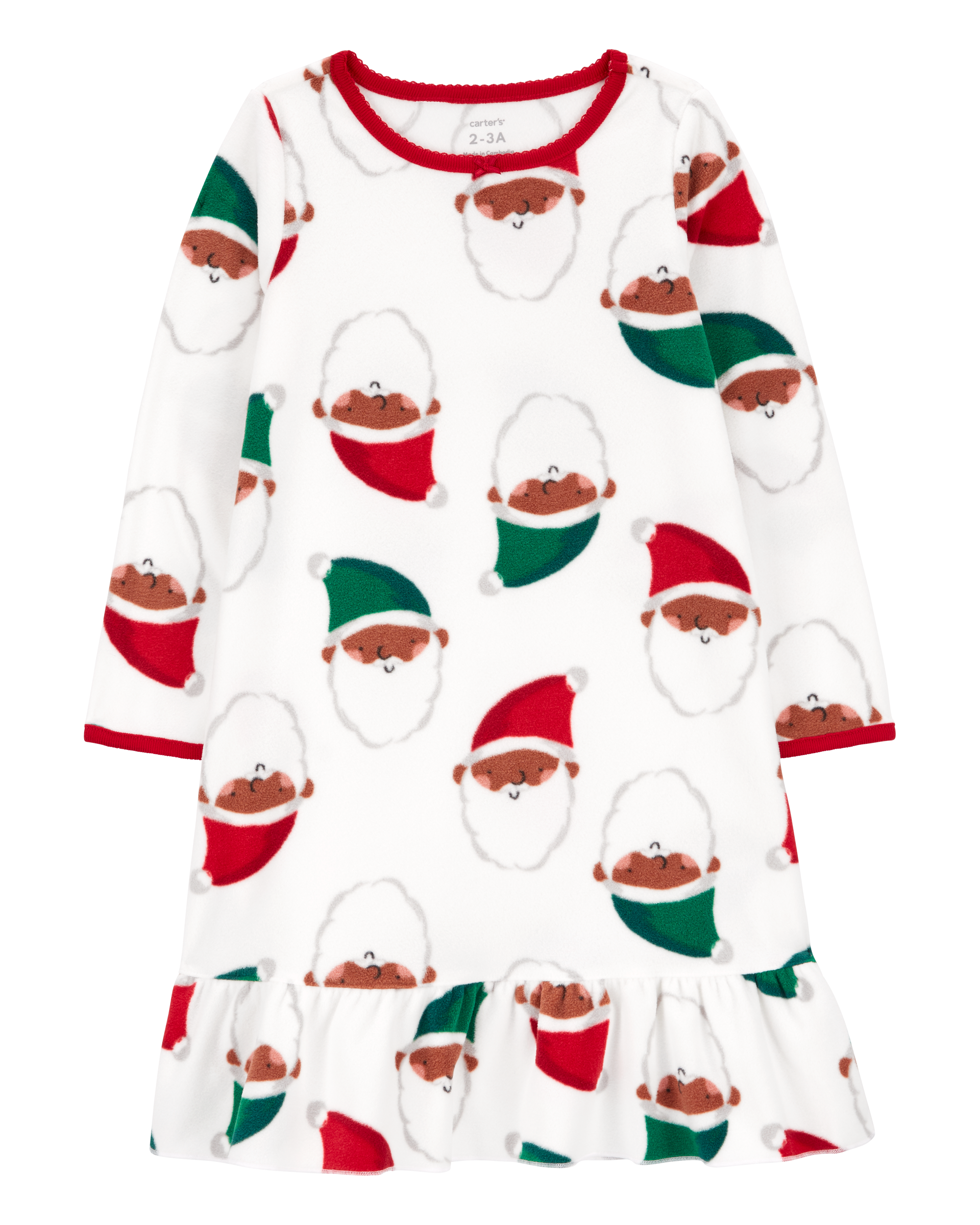 Santa Fleece Nightgown