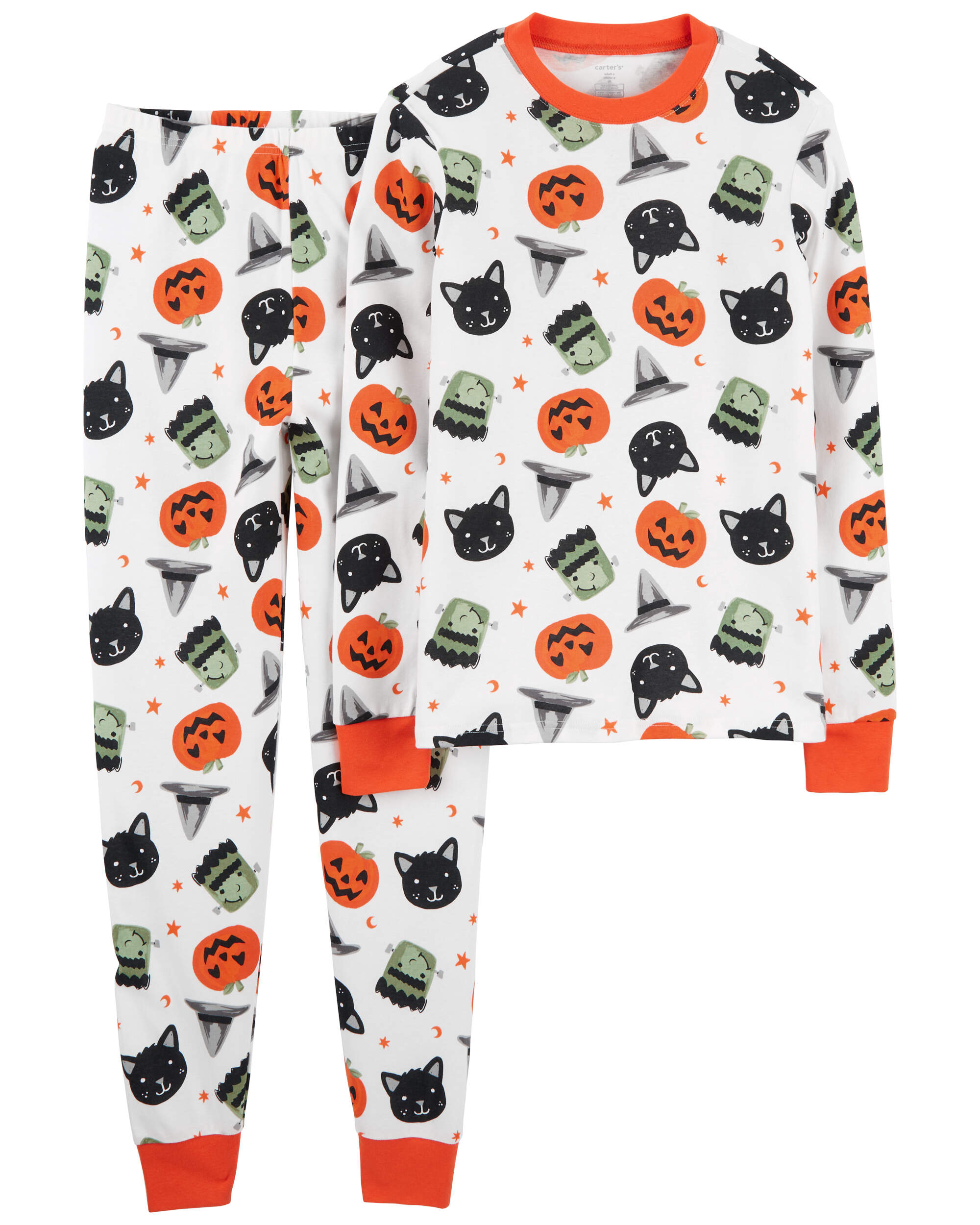 Adult 2-Piece Halloween 100% Snug Fit Cotton Pyjamas