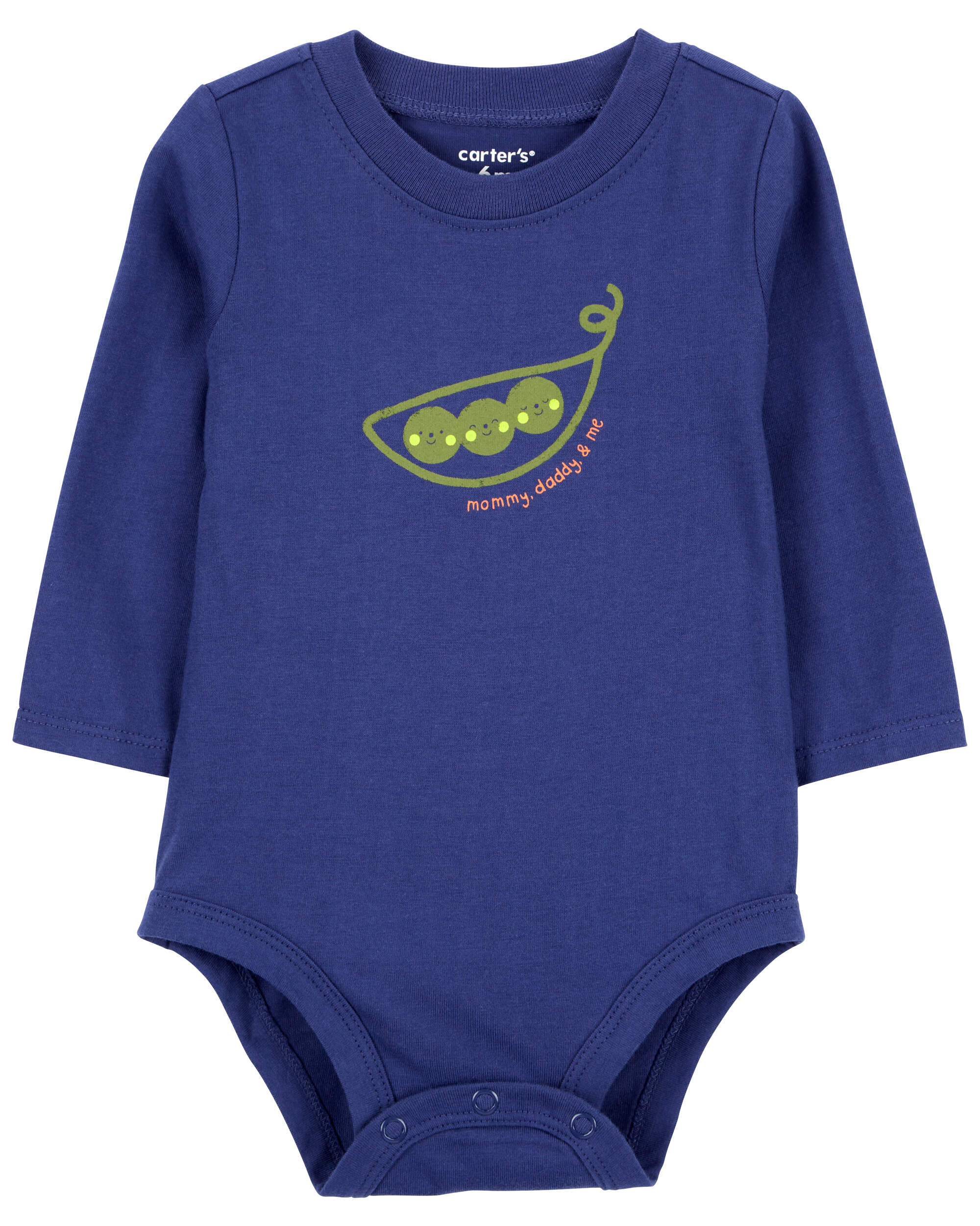 Baby Mommy, Daddy & Me Peas Collectible Bodysuit