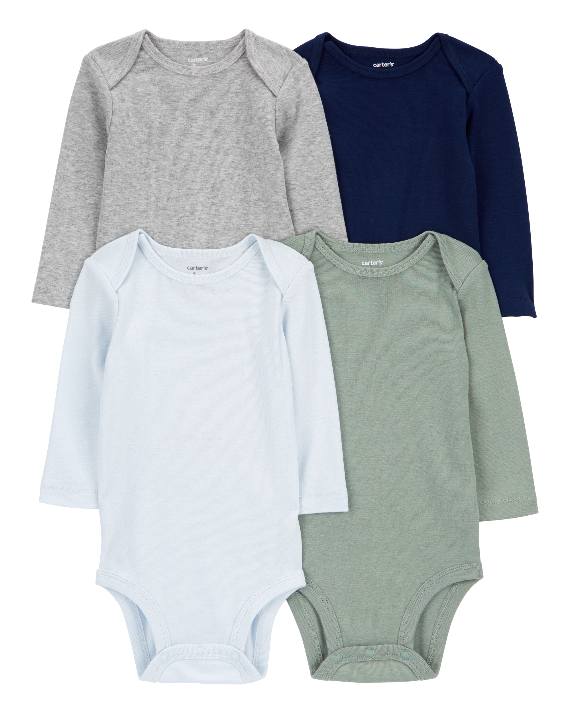 Baby 4-Pack Long-Sleeve Original Bodysuits