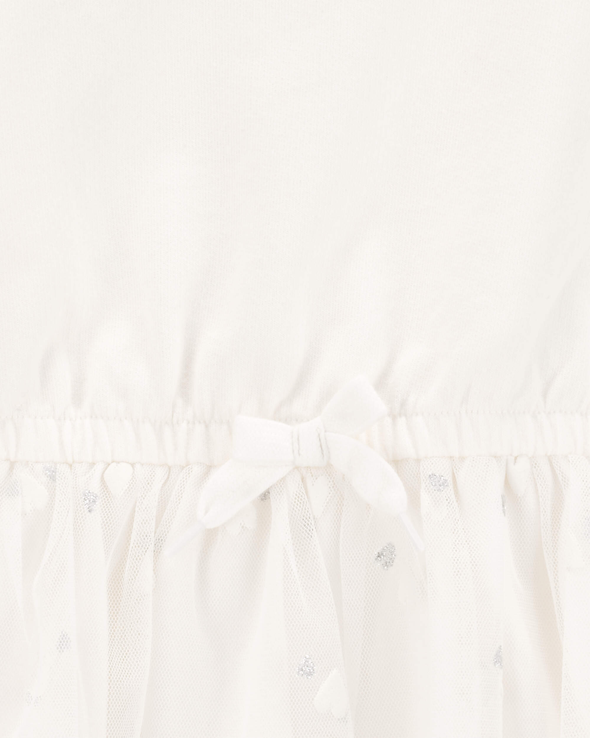 Baby Glitter Long-Sleeve Cotton Dress