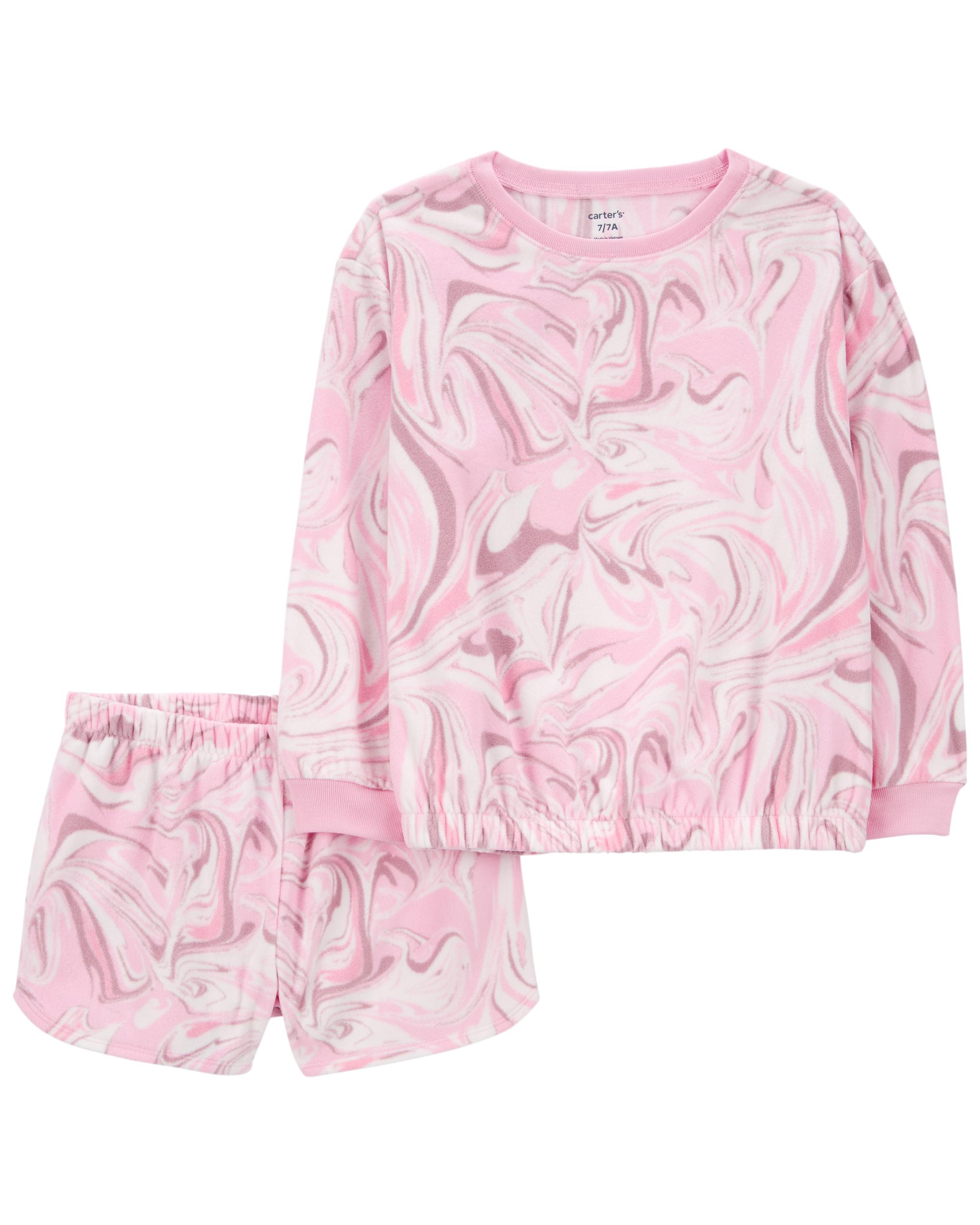 Kid 2-Piece Tie-Dye Fleece Pyjamas