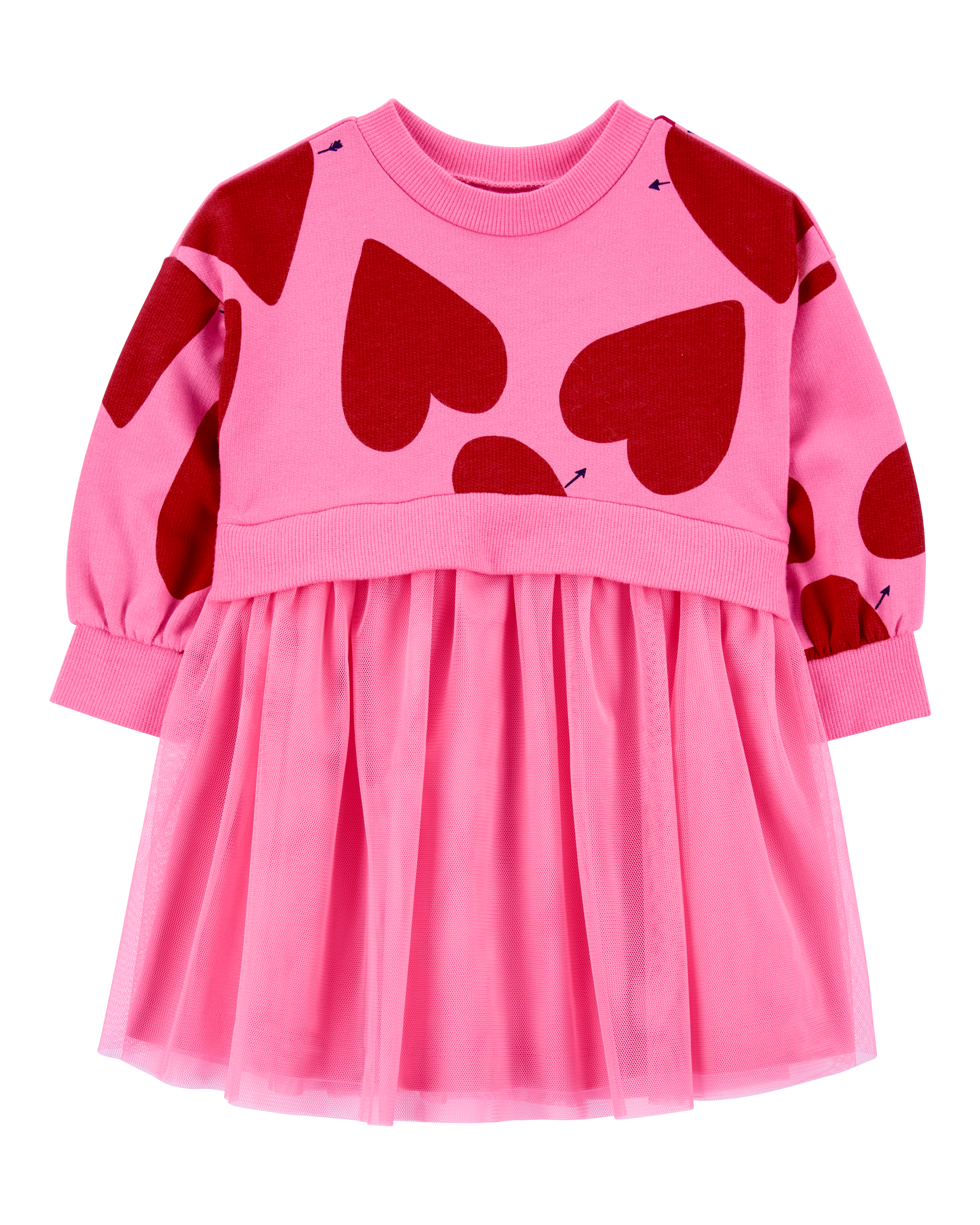 Baby Heart Long-Sleeve Dress