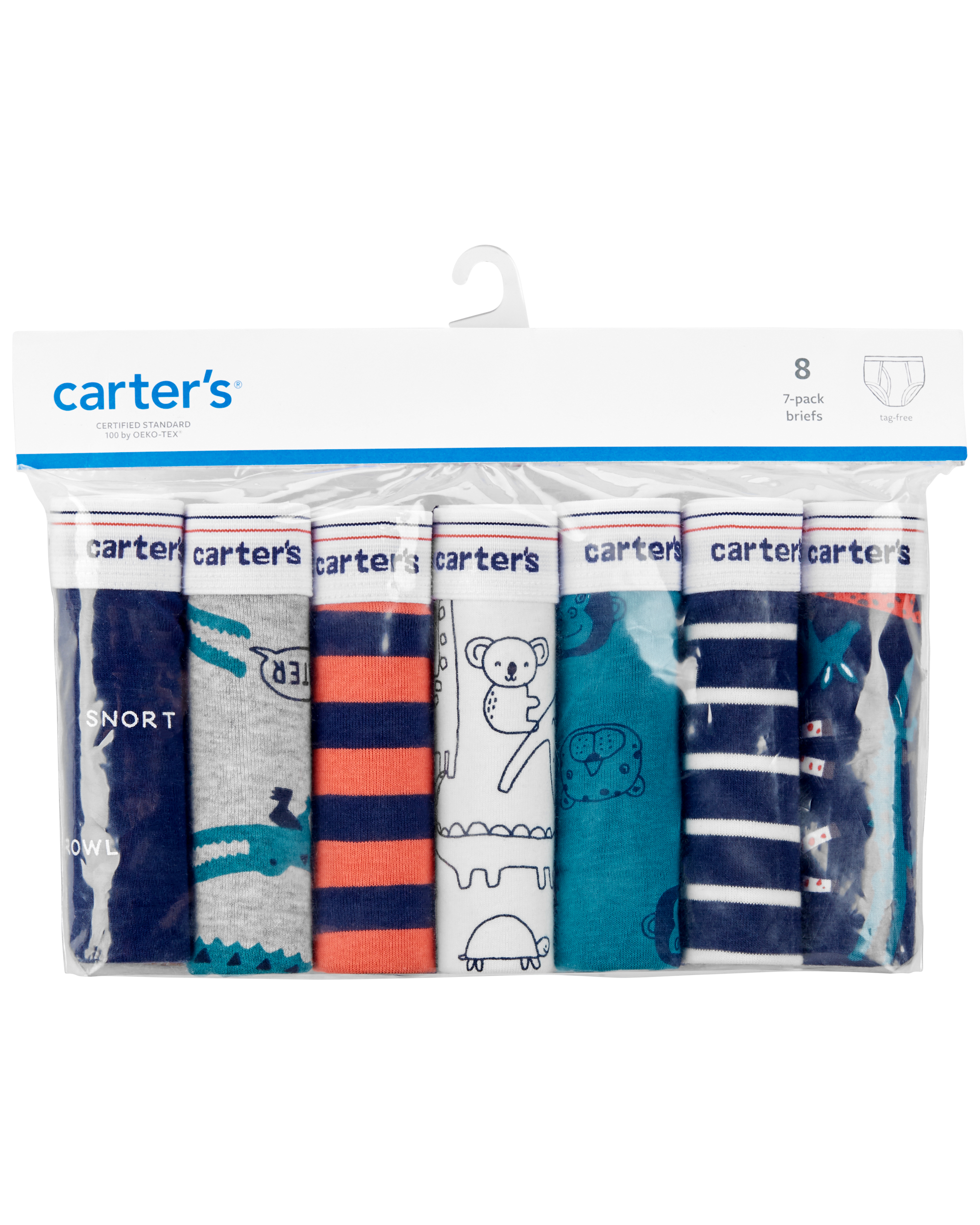 Carter's Little Boys' 7-Pack Cotton Briefs (Toddler/Kid)