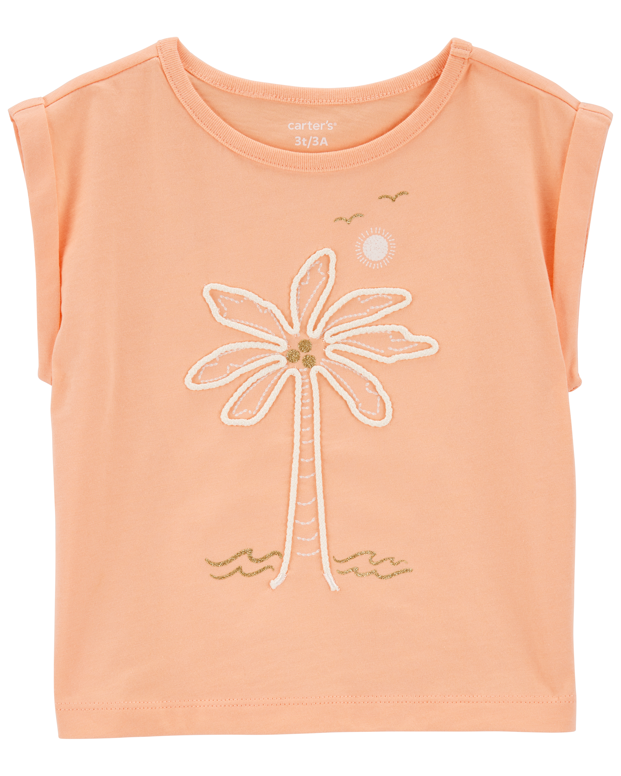 Toddler Palm Tree Knit Tee