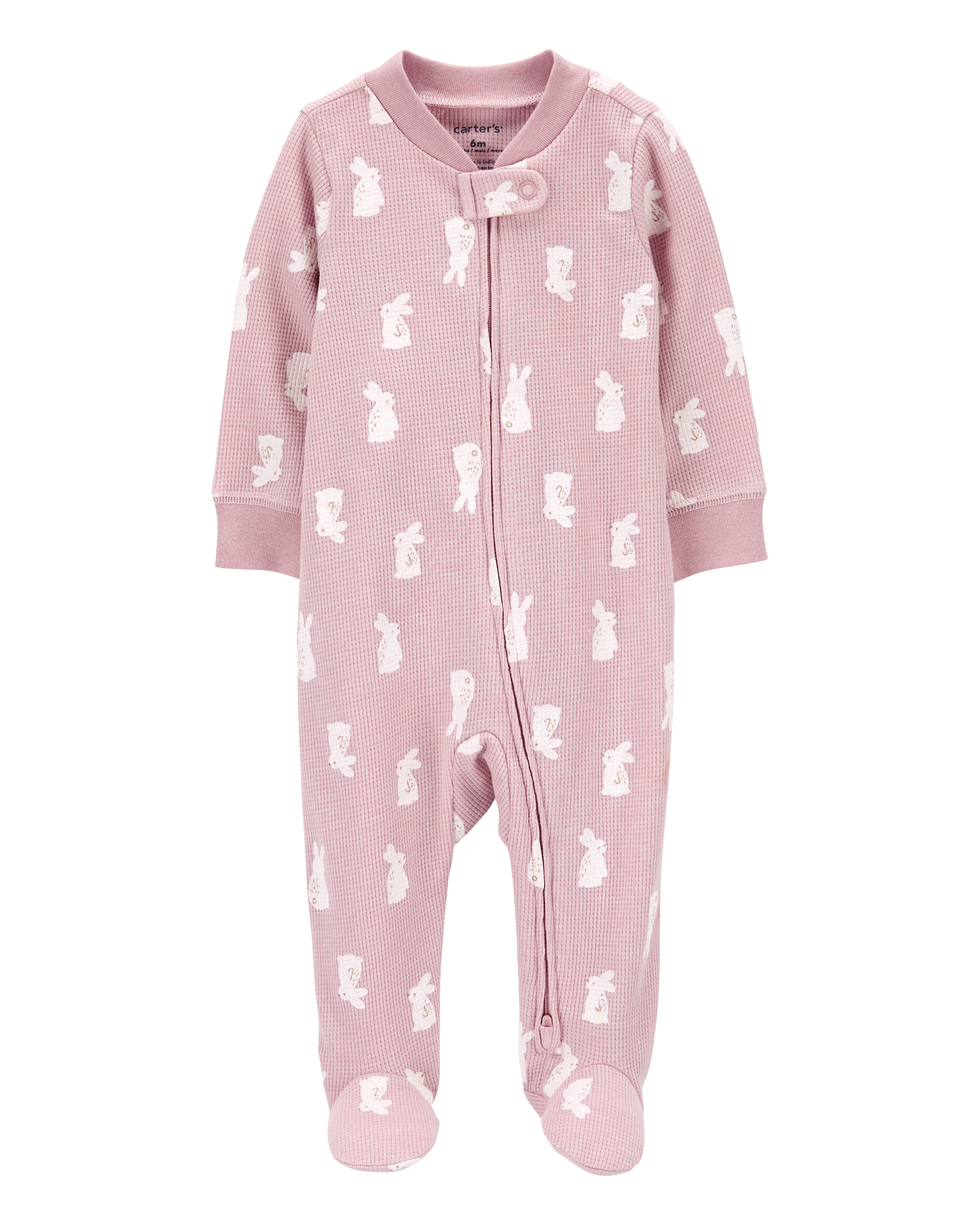 Baby Bunny 2-Way Zip Thermal Sleeper Pyjamas