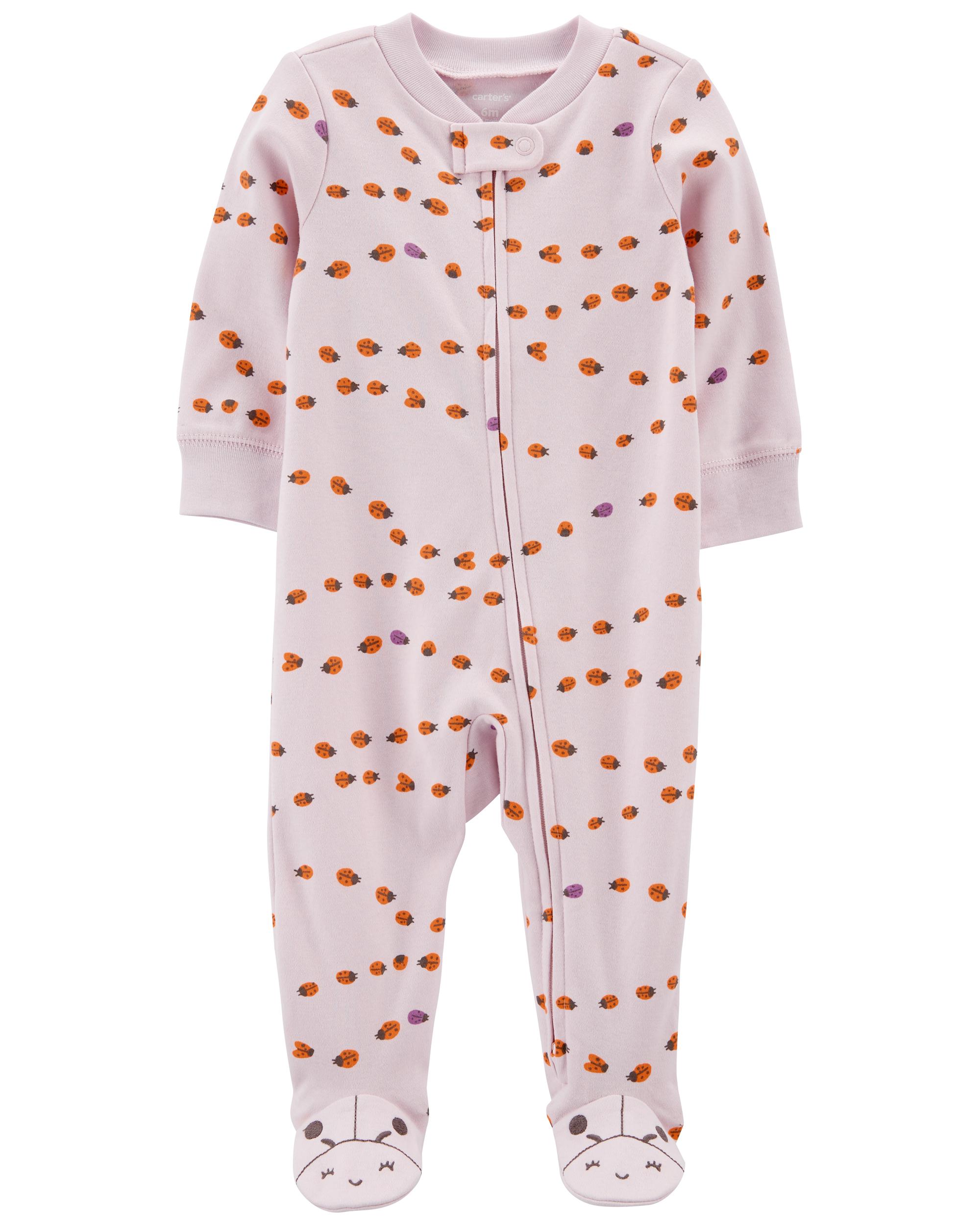Baby Ladybug 2-Way Zip Sleeper Pyjamas