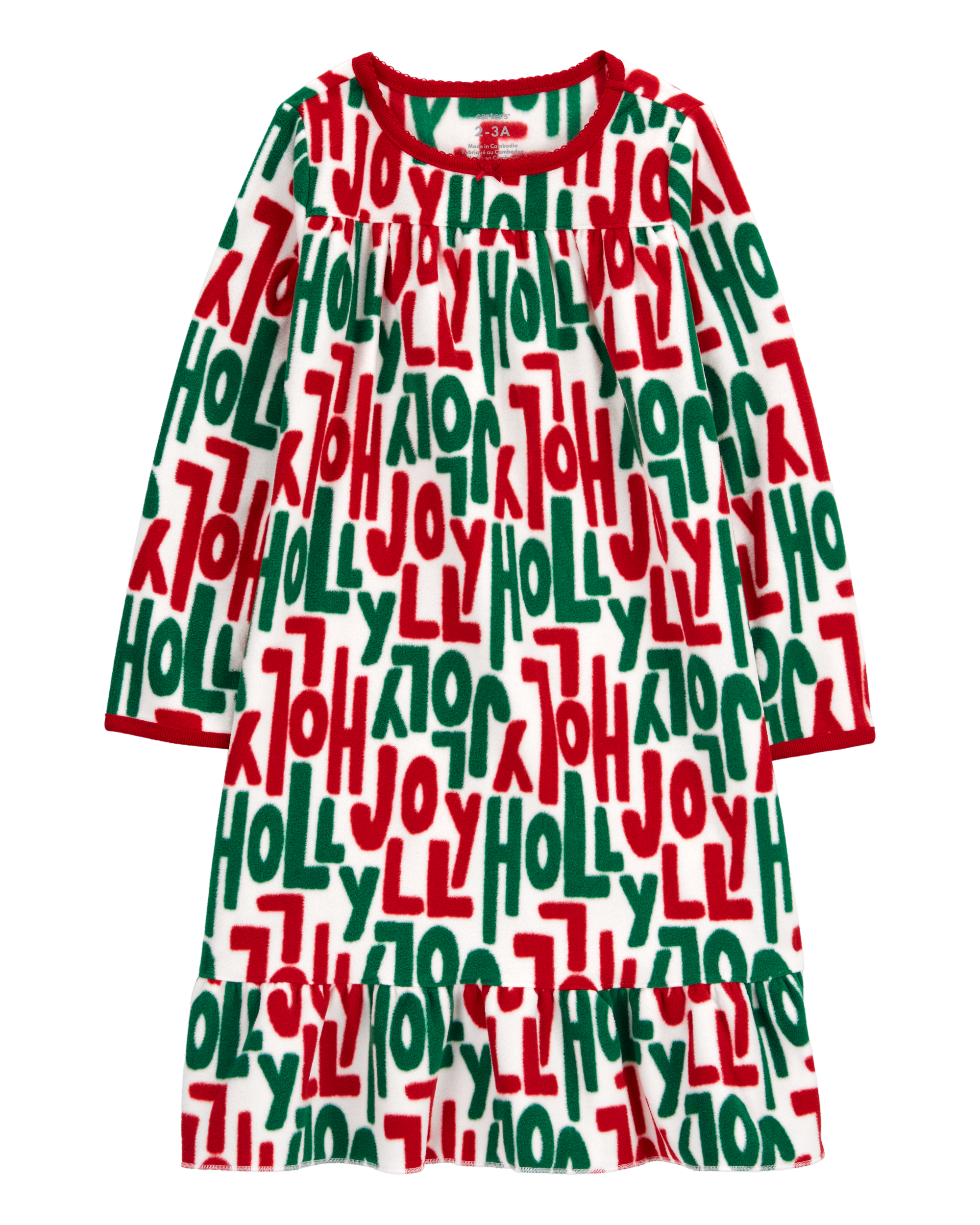 Holly Jolly Fleece Nightgown