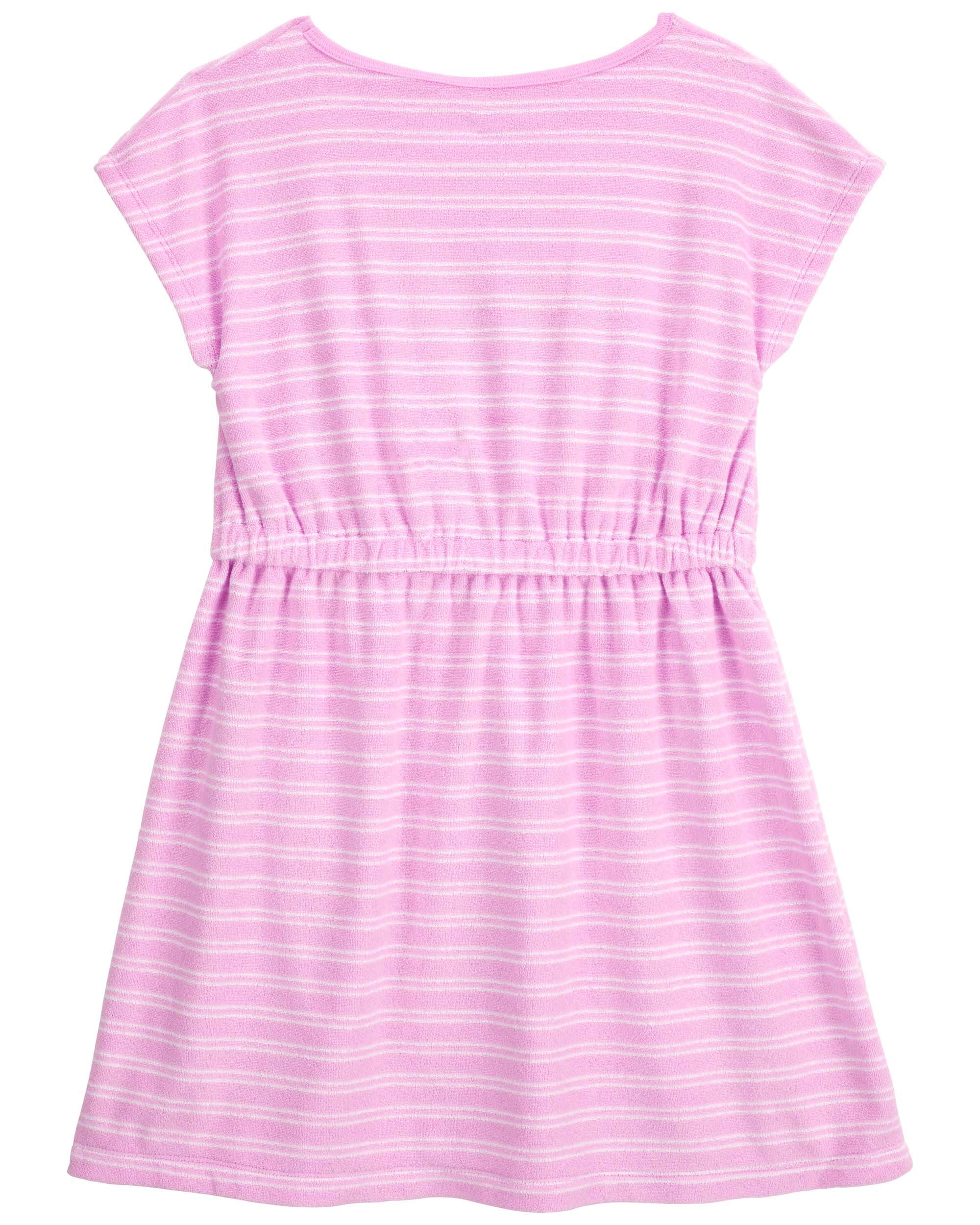 Kid Striped Terry Swimsuit Cover-Up