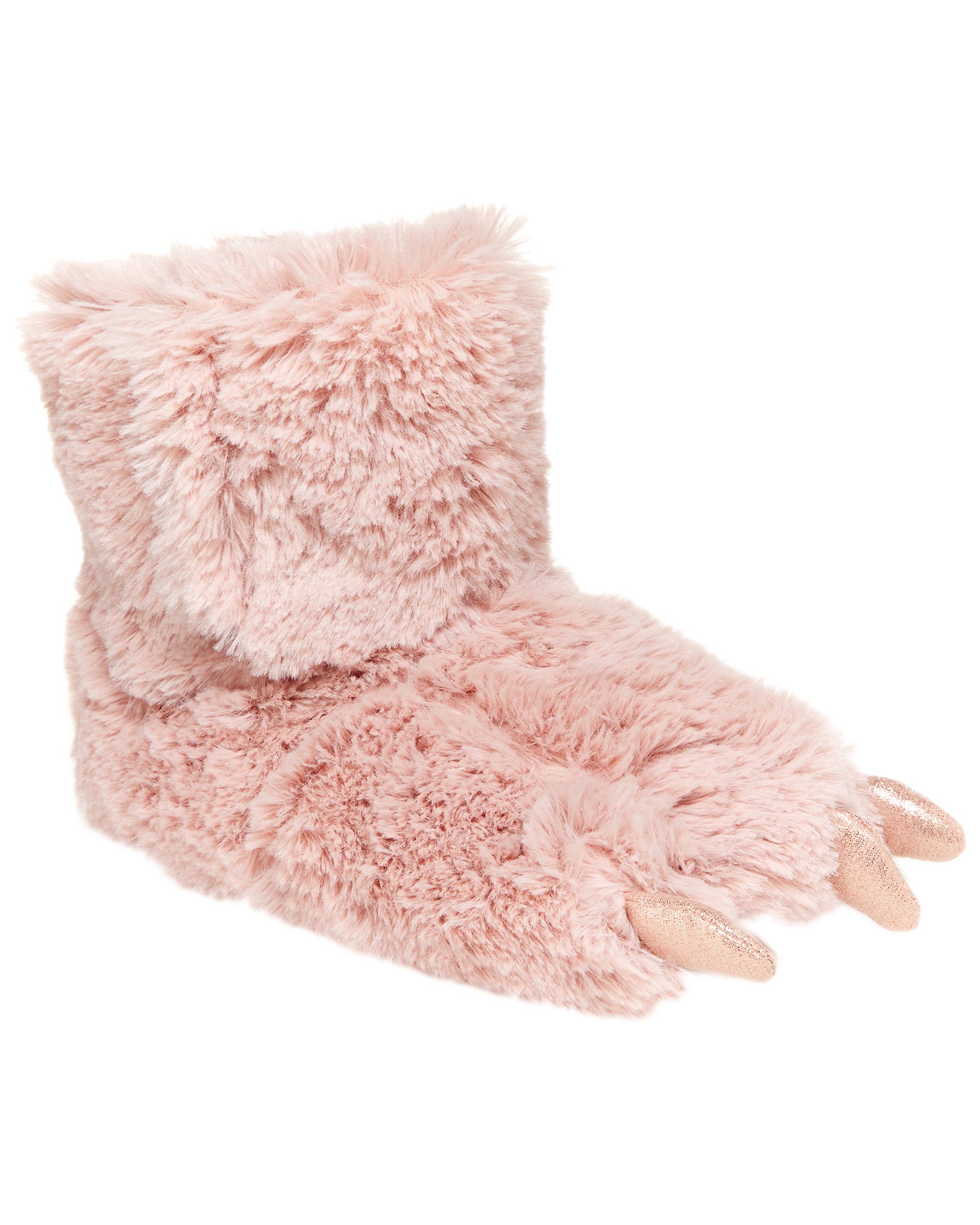 Fluffy best sale dinosaur slippers