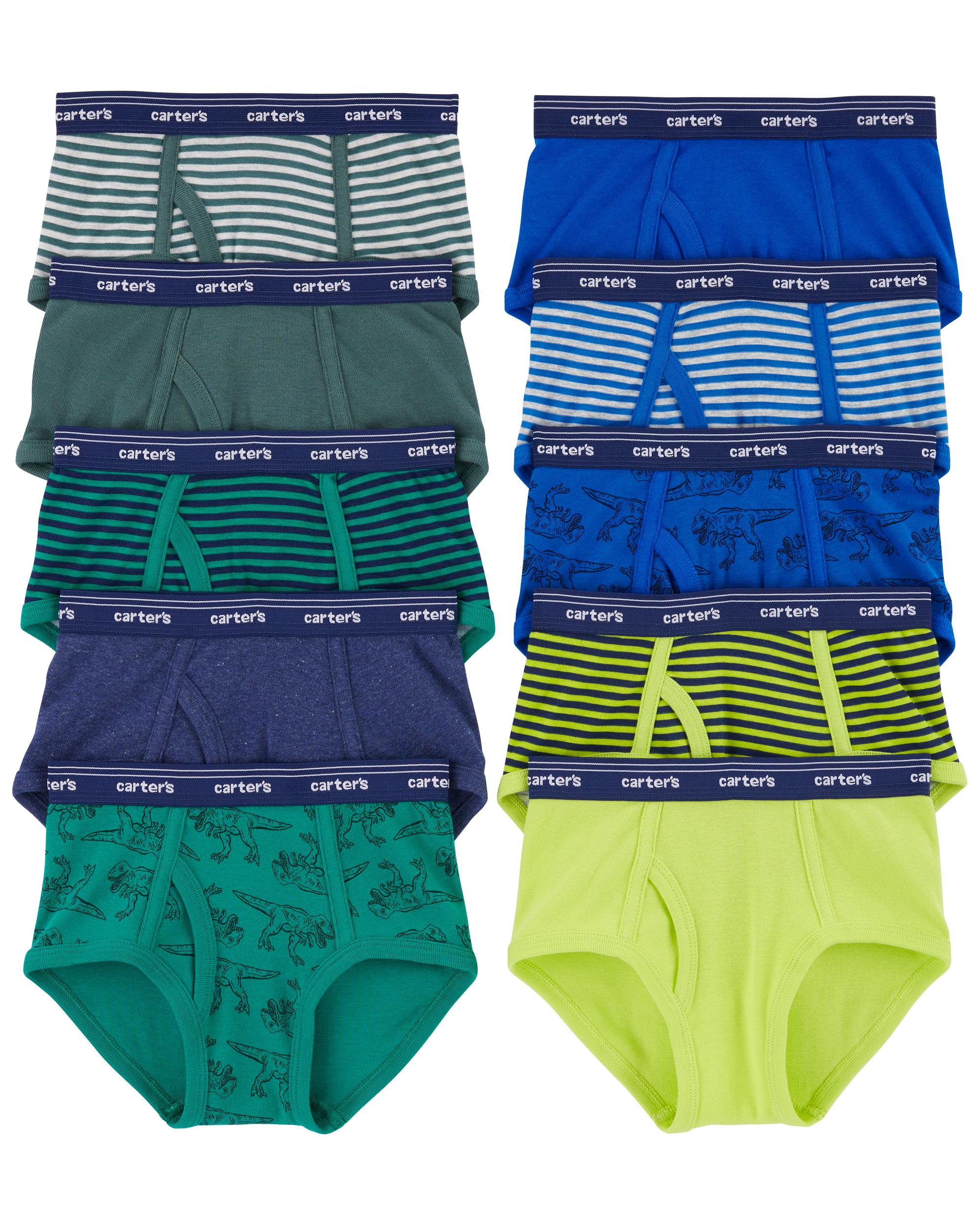 Kid 10-Pack Cotton Briefs Underwear