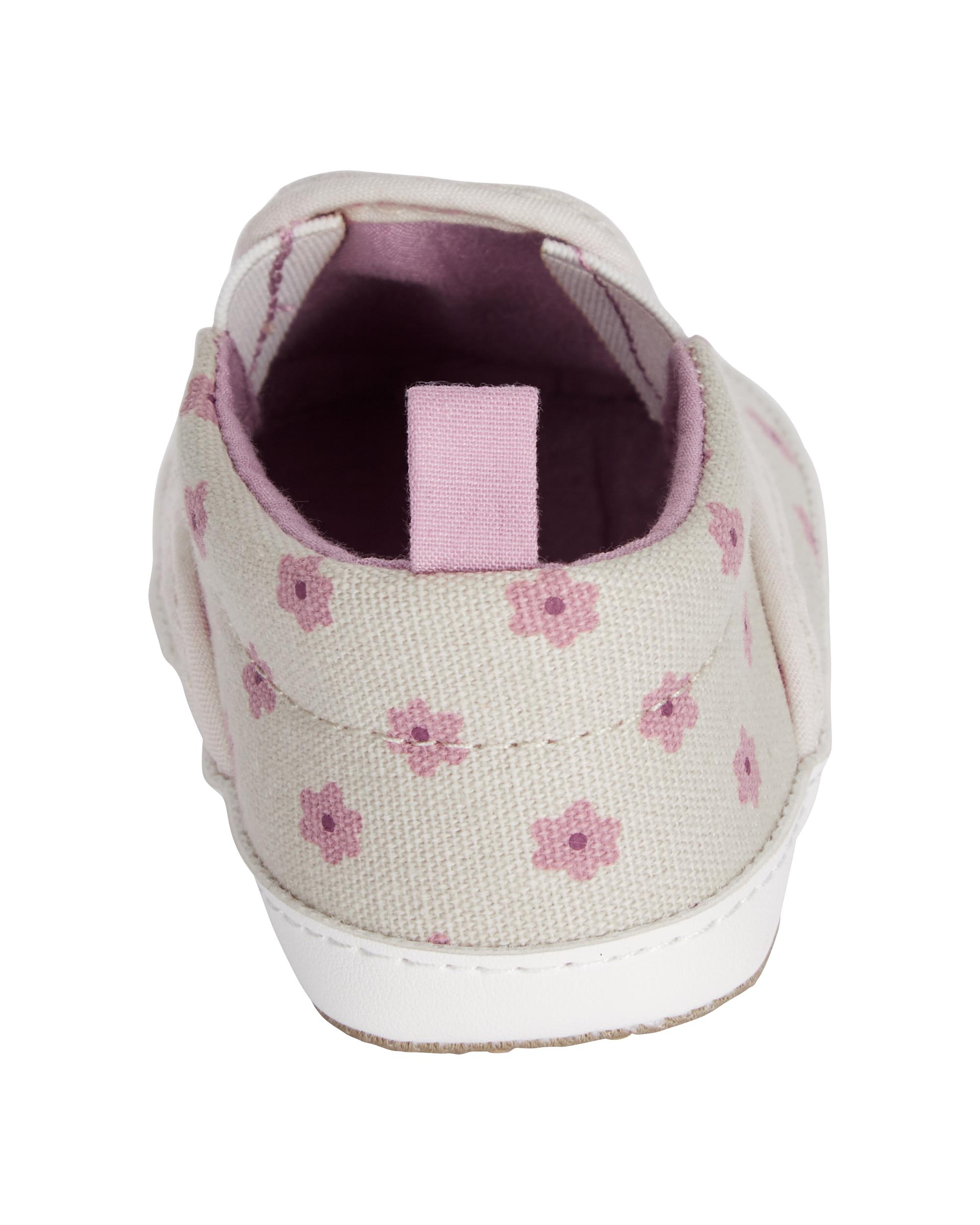 Floral Print Slip-On Sneakers