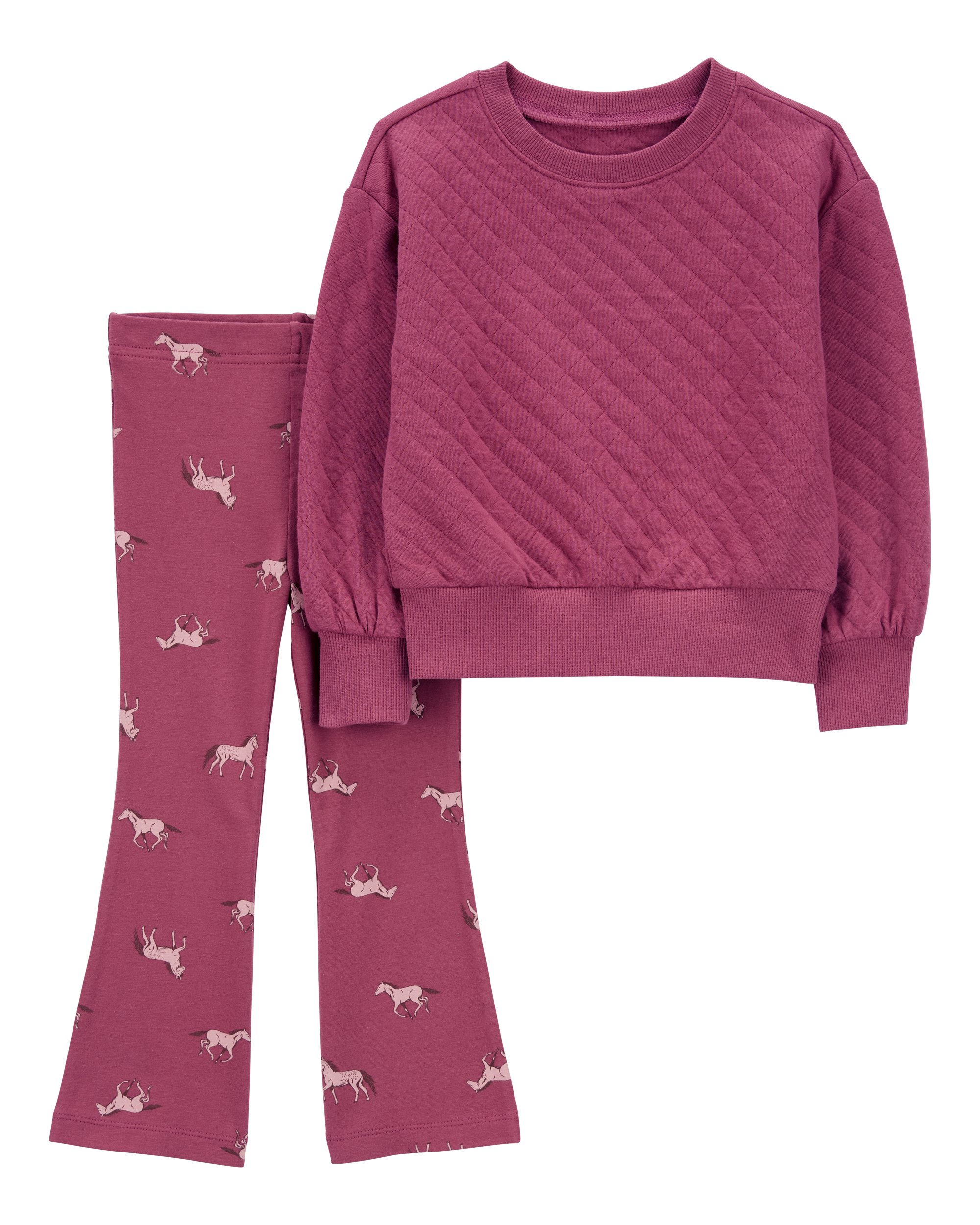 Toddler 2-Piece Quilted Top & Legging Set