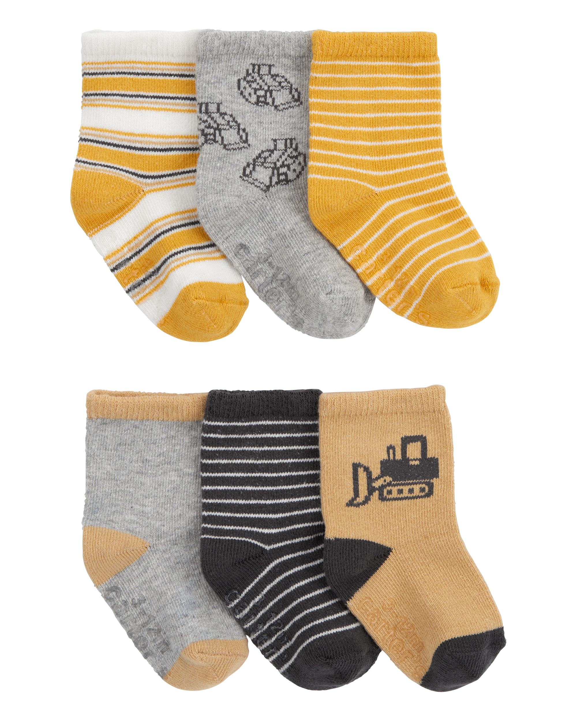 Baby 6-Pack Construction Socks