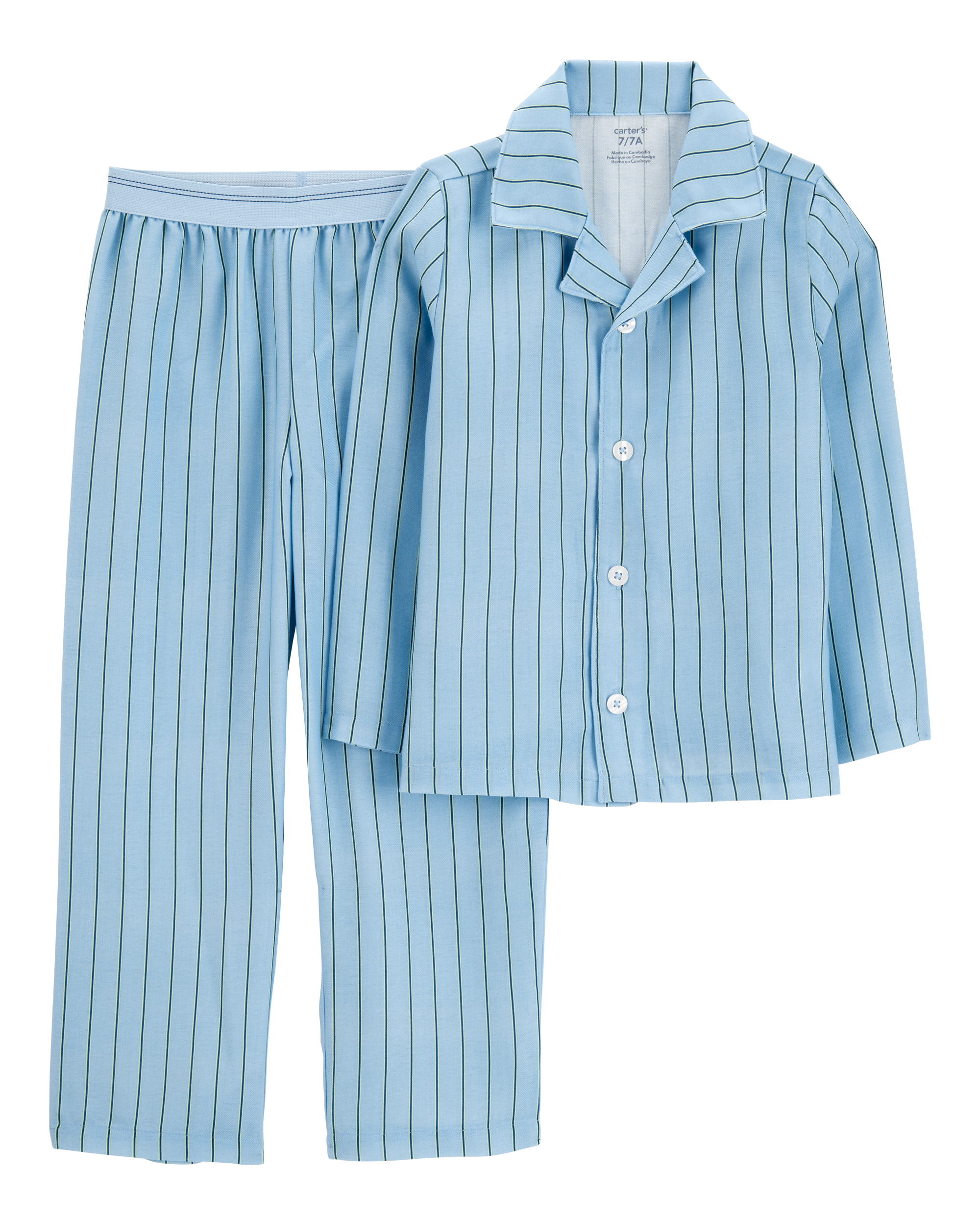 Kid Striped Loose Fit 2-Piece Pyjamas