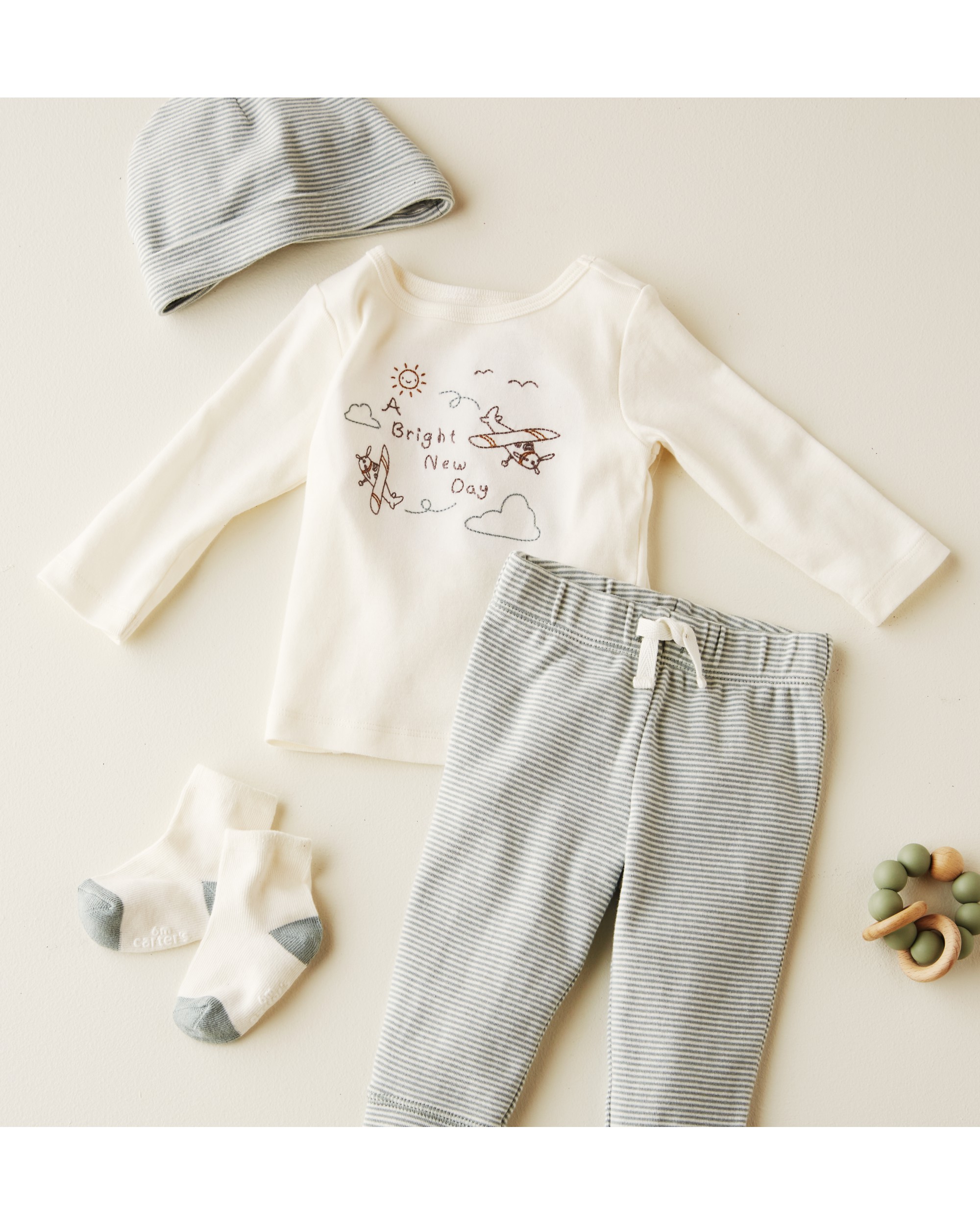 Baby 4-Piece Airplane Outfit Set