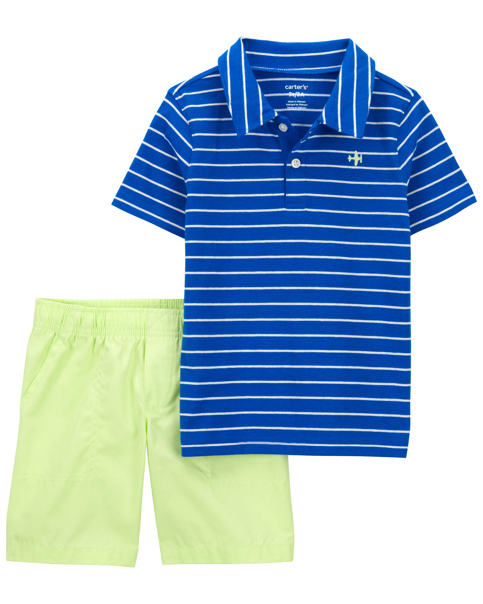 2-Piece Shirt and Shorts Set