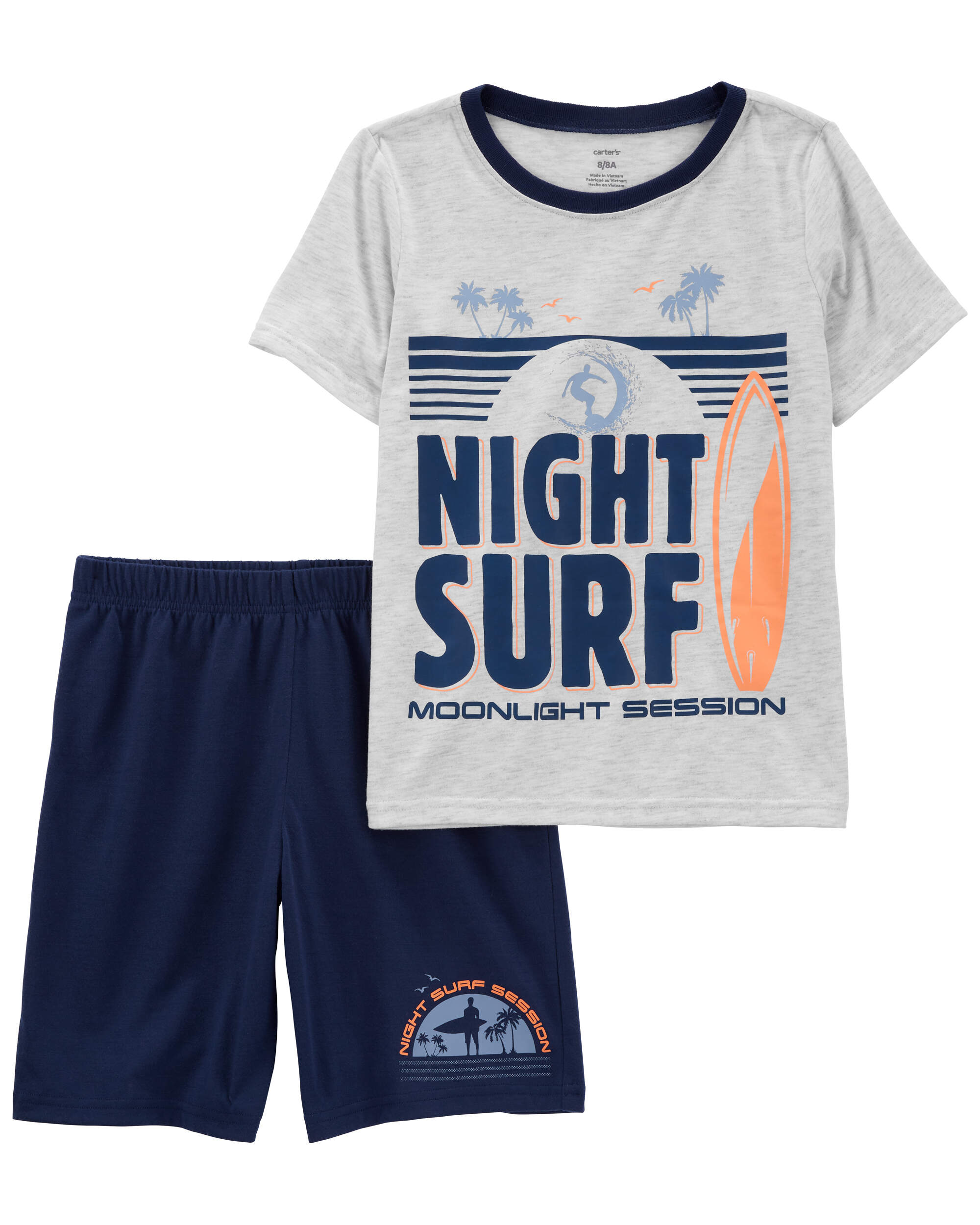 Kid 2-Piece Surf Loose Fit Pyjama Set