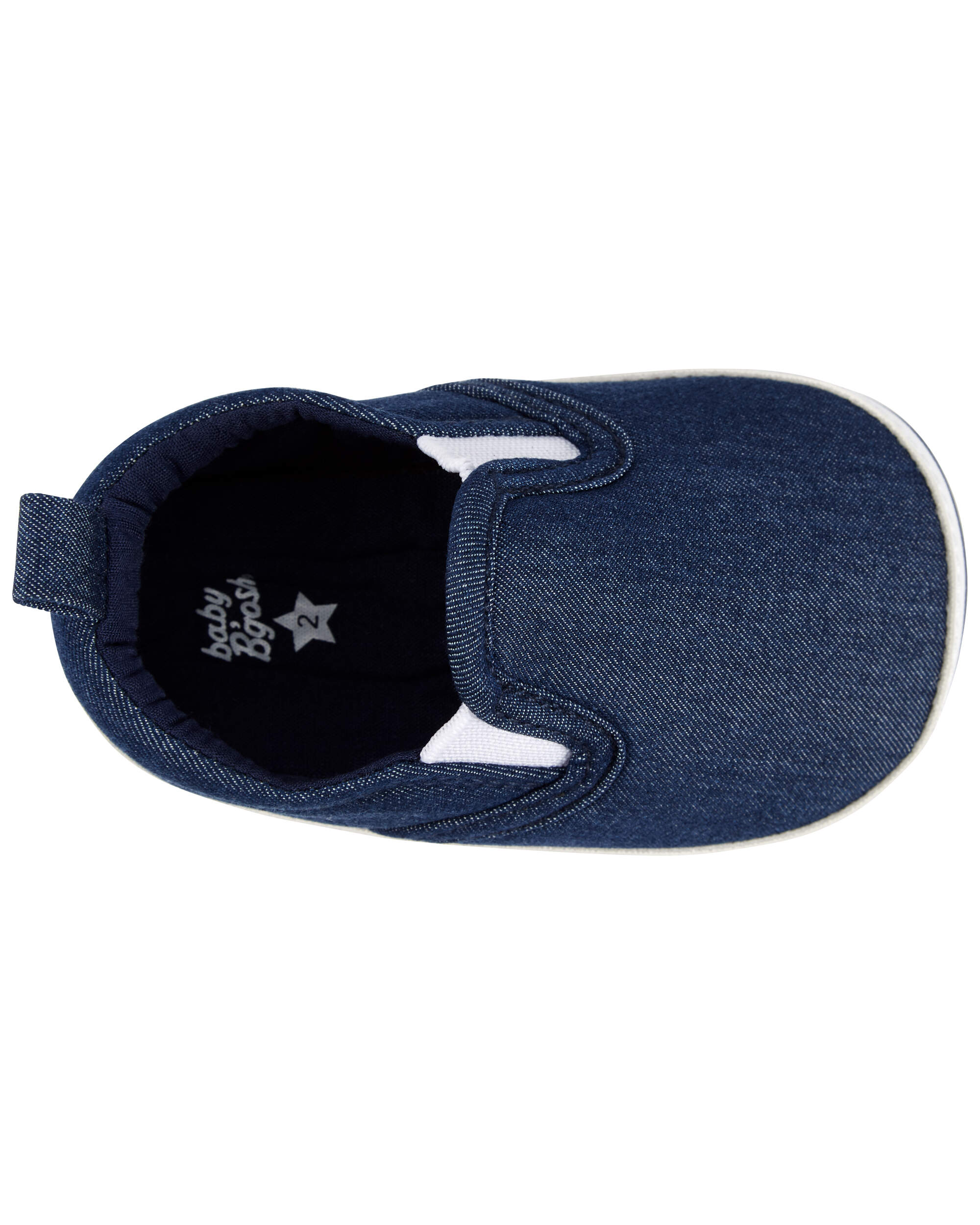 Baby Chambray Slip-On Shoes