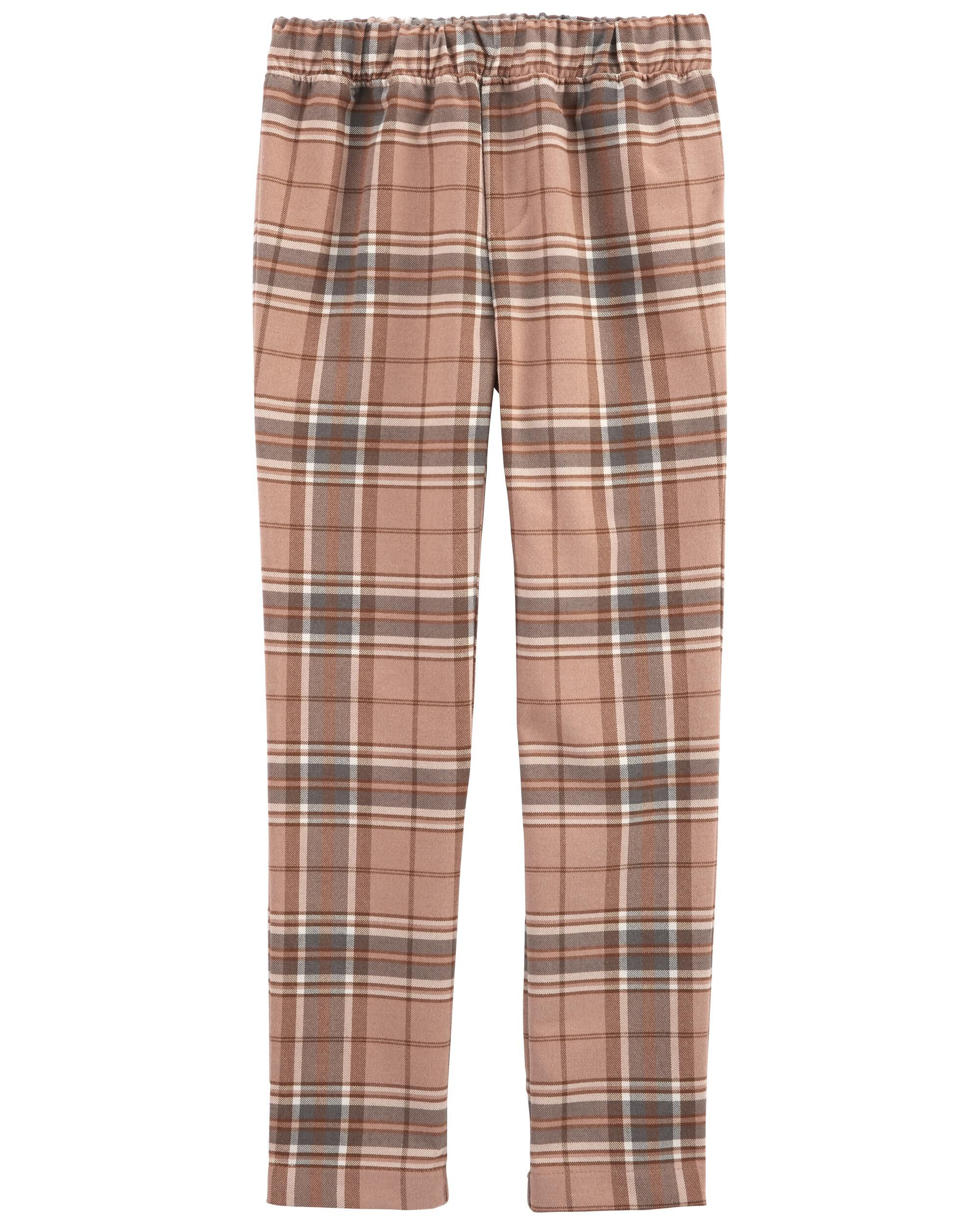 Checkered Plaid Trouser Pants 7a0028