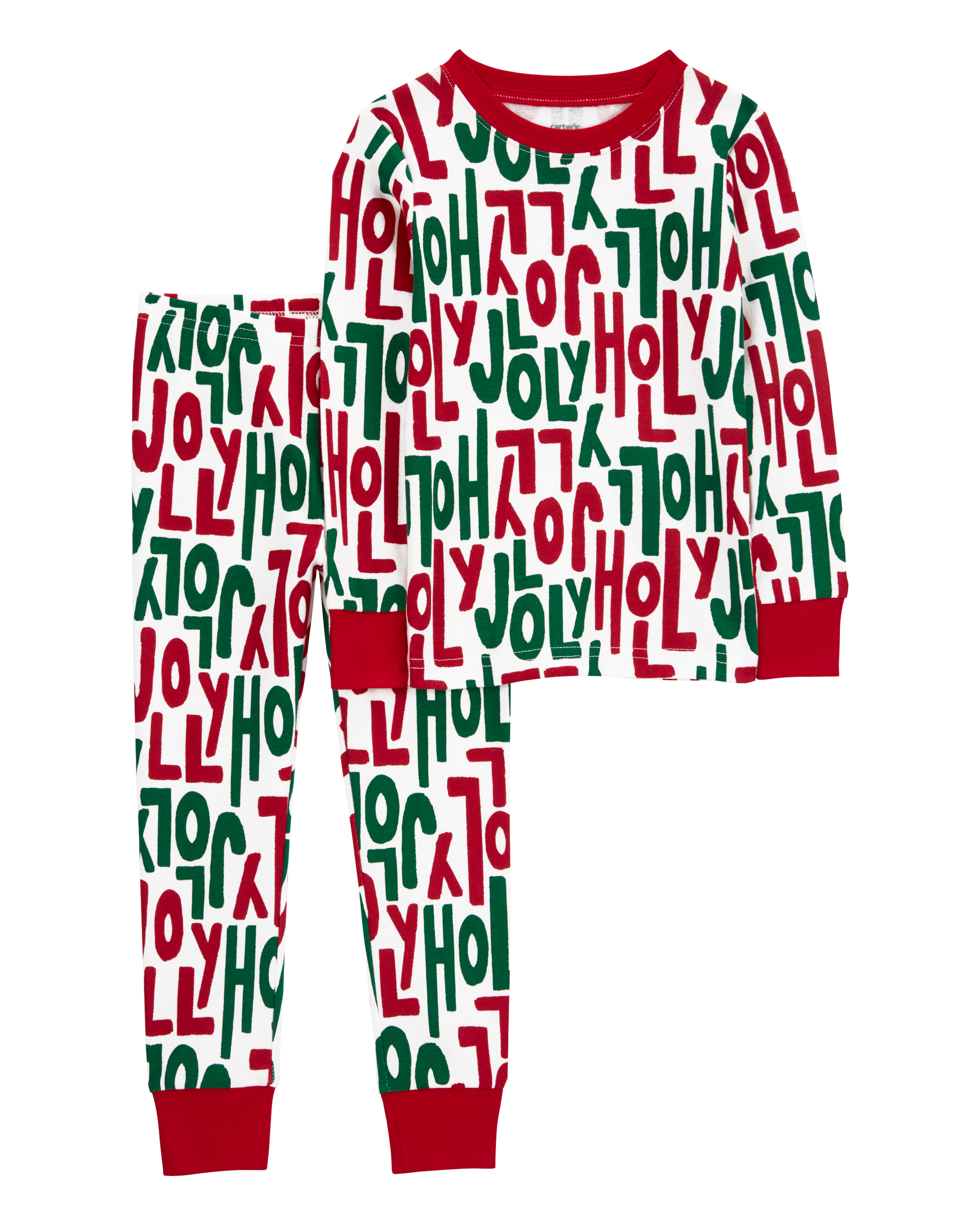 Baby 2-Piece Holly Jolly 100% Snug Fit Cotton Pyjamas