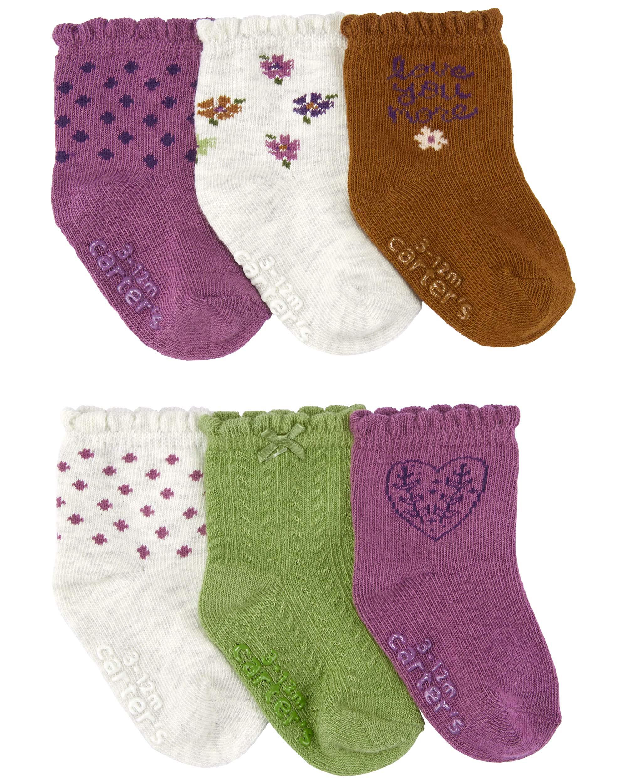 Bébé 6 paires de chaussons