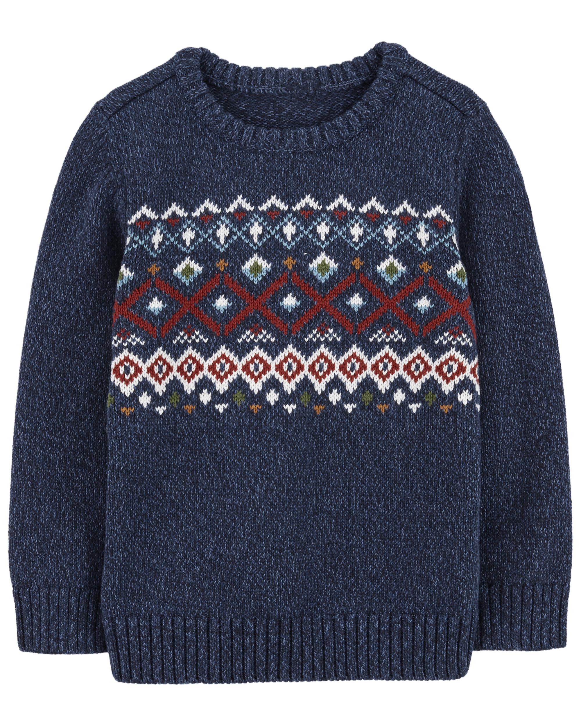 Boys fair isle outlet sweater