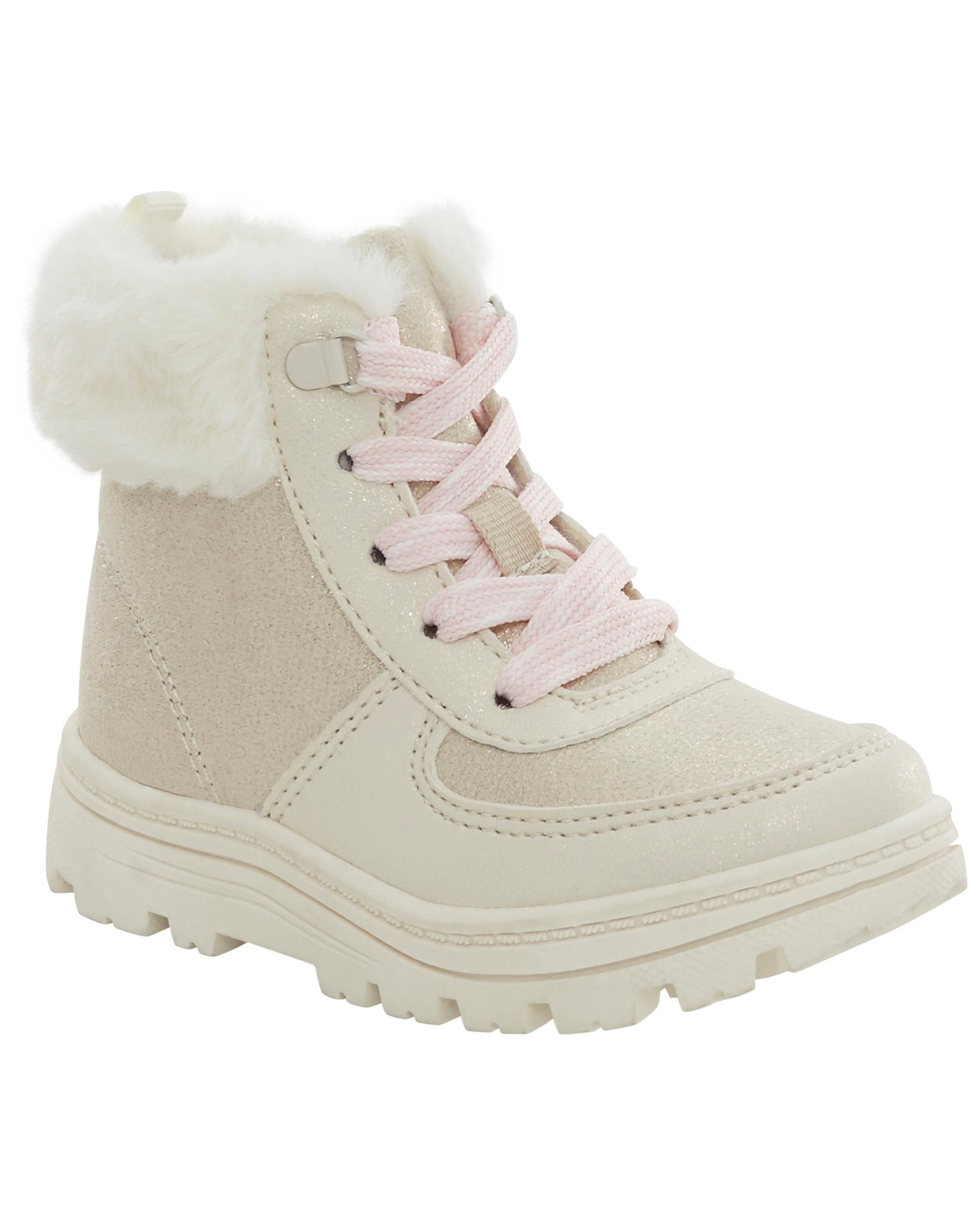 Toddler Faux Fur Hiking Boots