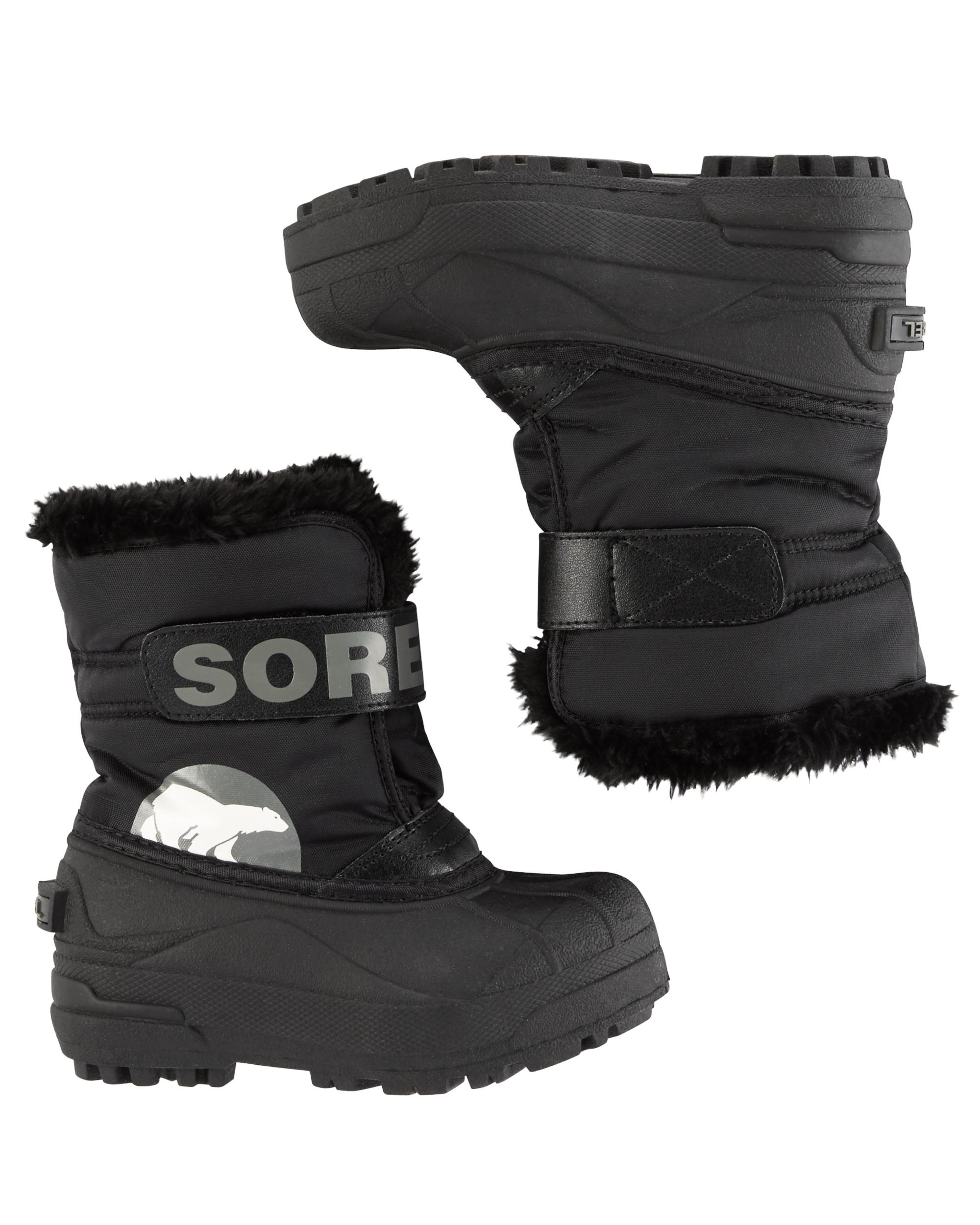 Black Sorel Snow Commander Winter Boot | Carter's Oshkosh Canada