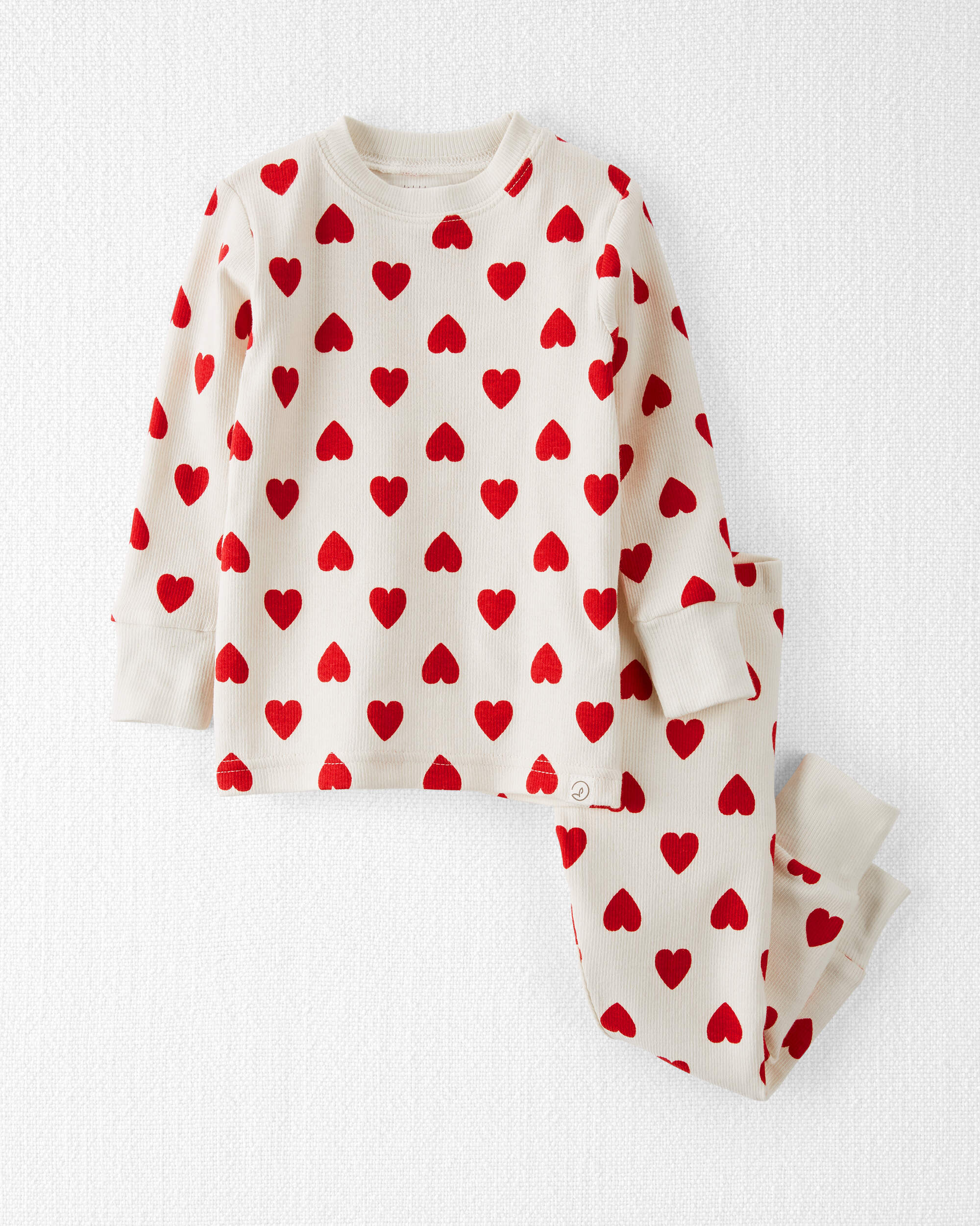 Baby Organic Cotton Pyjamas Set Hearts