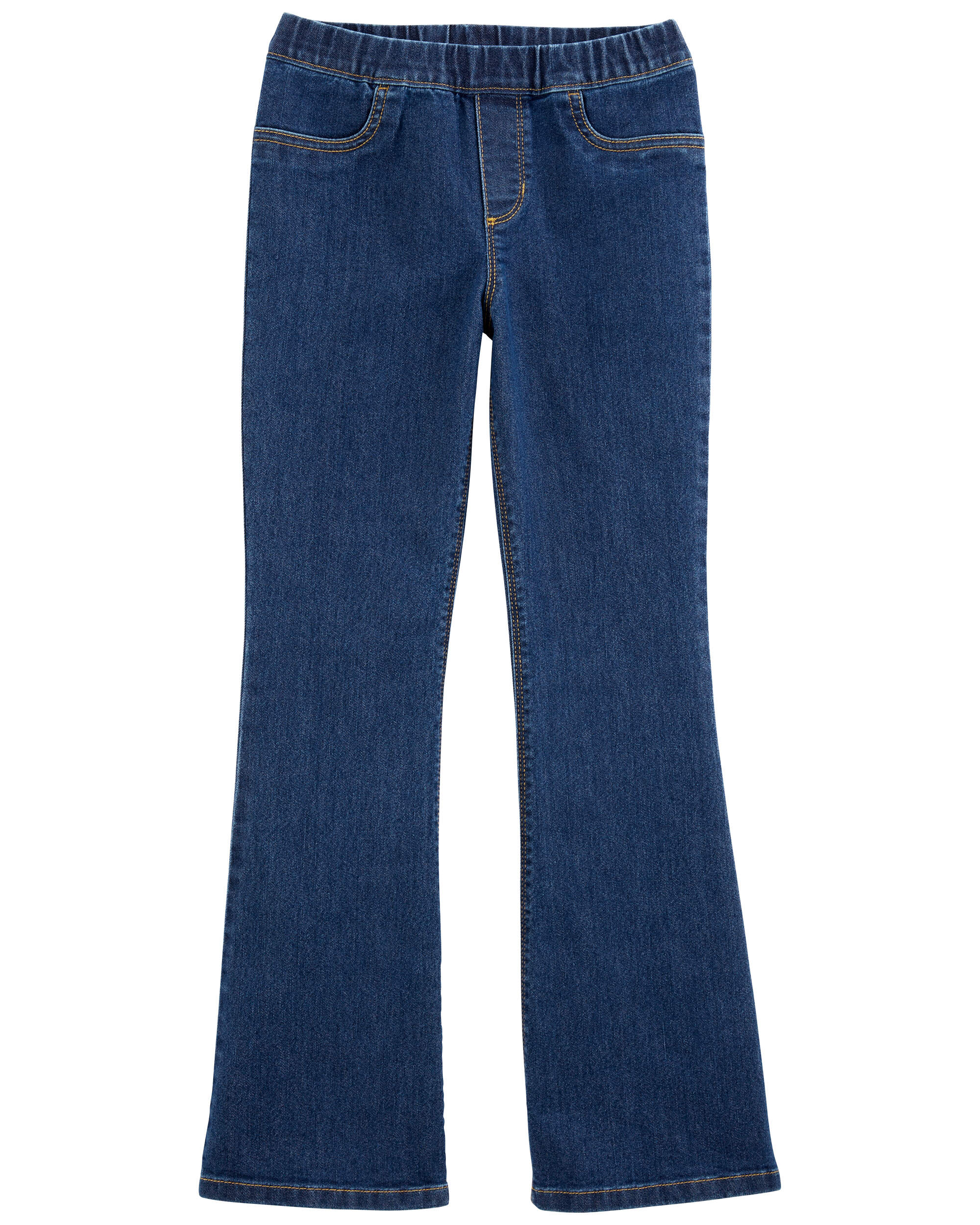 Kid Flare Pull-On Denim Jeans