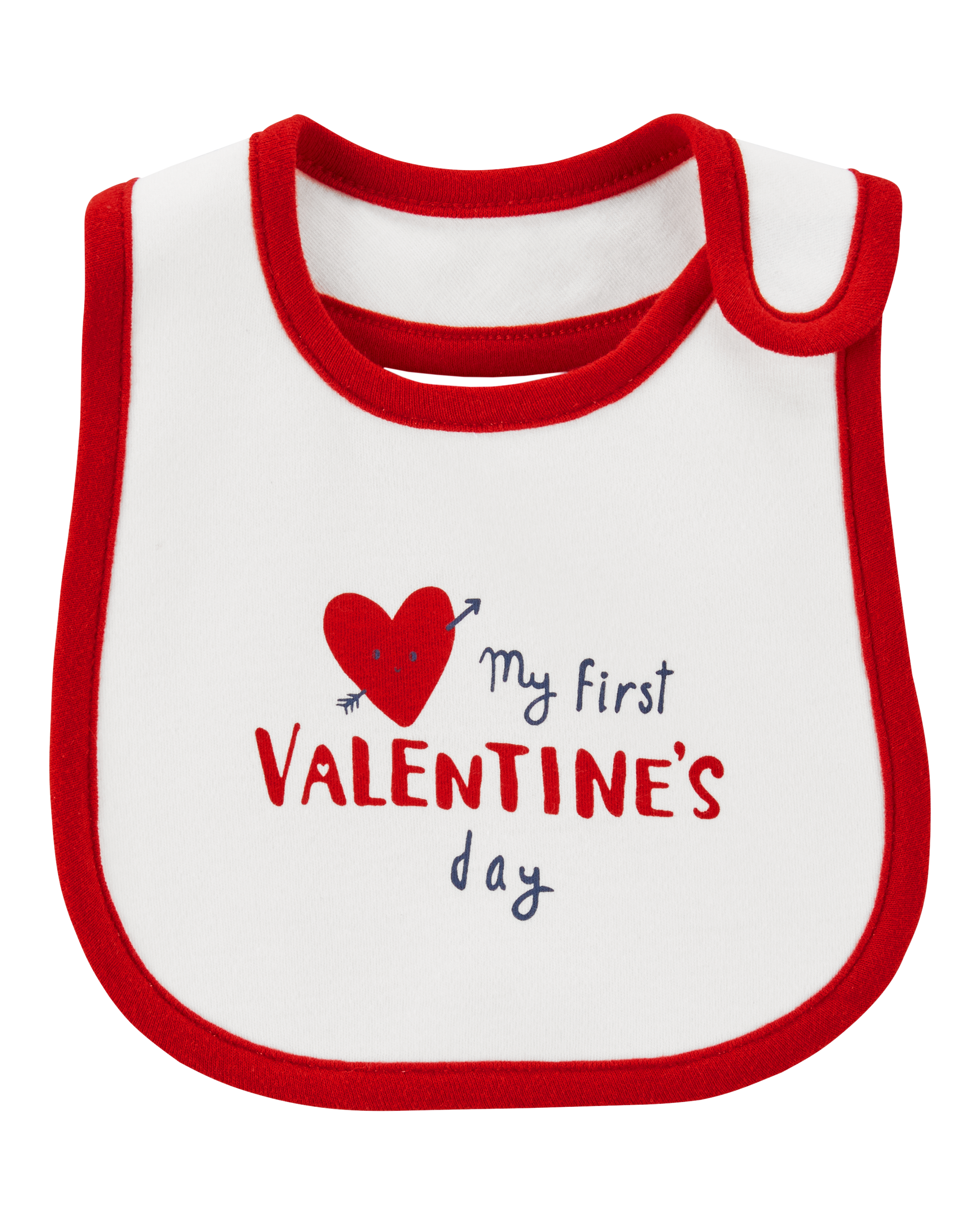 Baby My First Valentine's Day Teething Bib