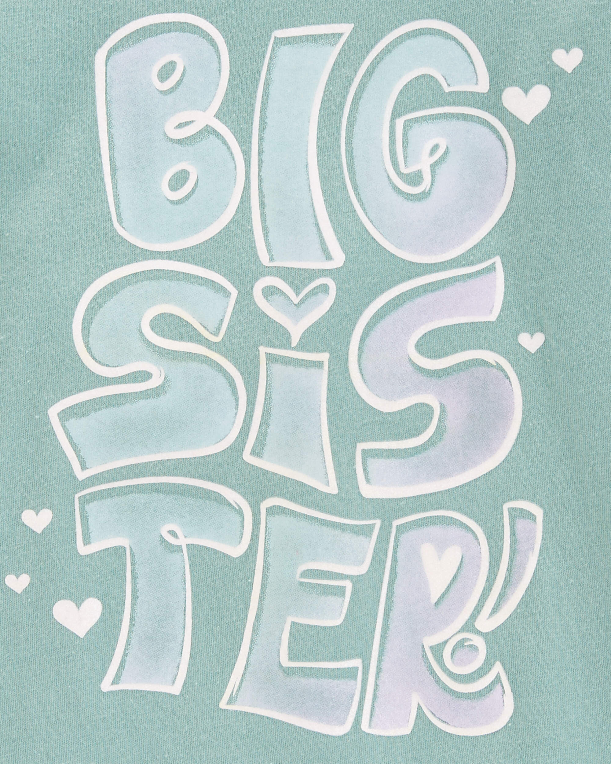 Toddler Big Sister Long-Sleeve Graphic Tee
